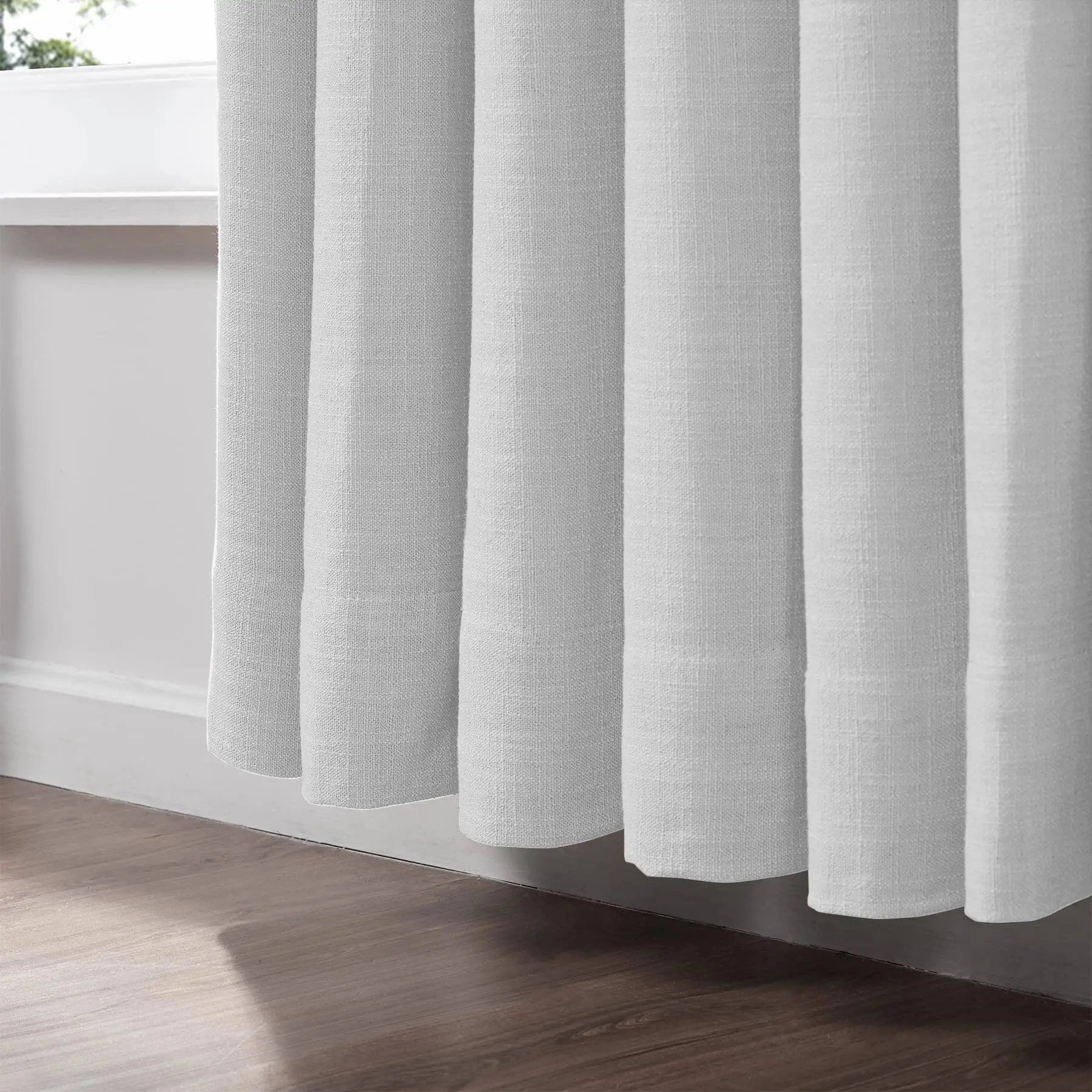 Liz Linen Pinch Pleat Ready Made Curtain with Blackout Thermal Lining - Image 13