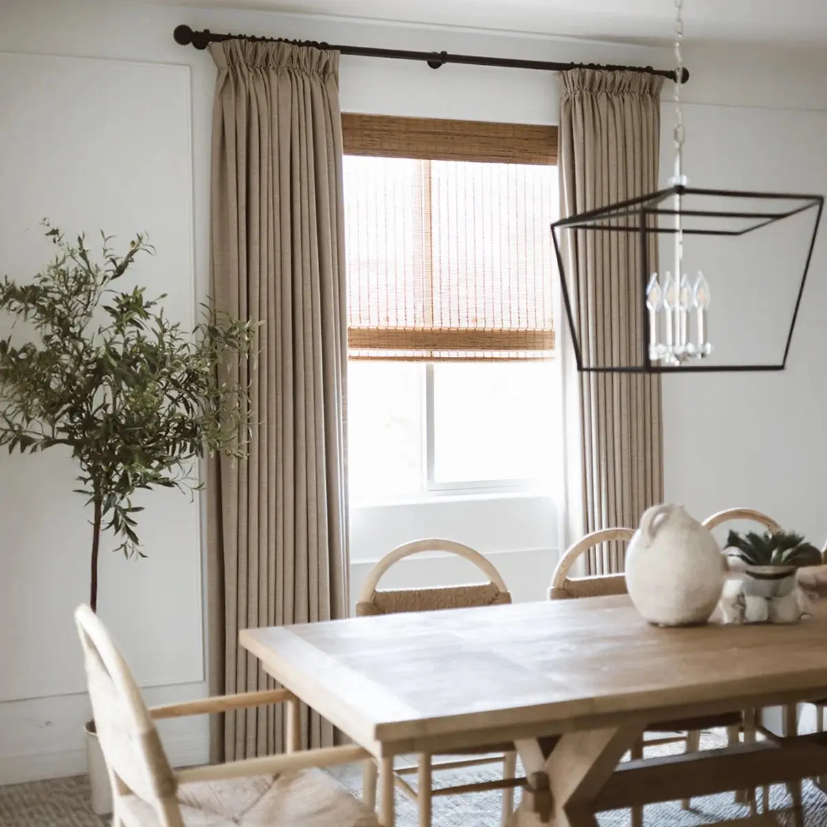 Liz Linen Ready Made Privacy Curtains Pinch Pleat Unlined - Image 42