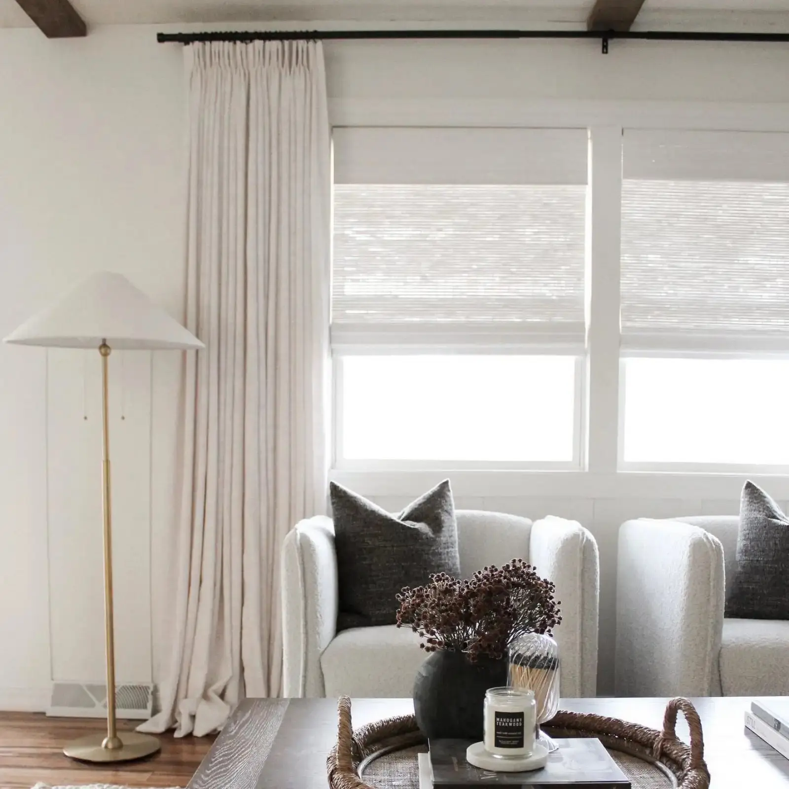 Liz Linen Ready Made Privacy Curtains Pinch Pleat Unlined - Image 63
