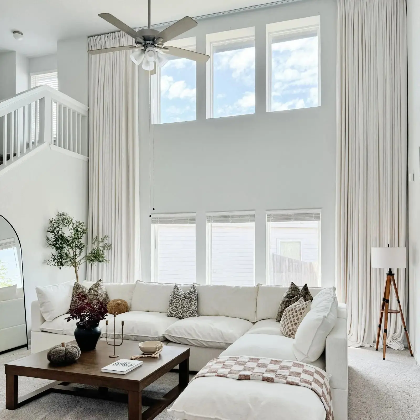 Liz Loft Curtain Extra Long Pleated Curtains