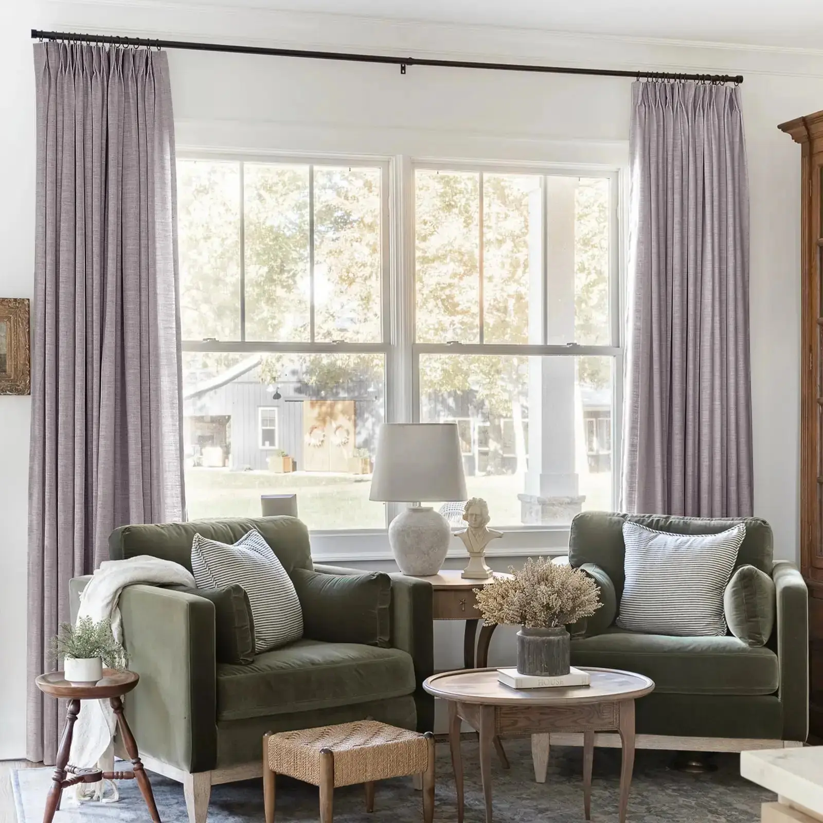 Liz Linen Drape Pleated - Image 59