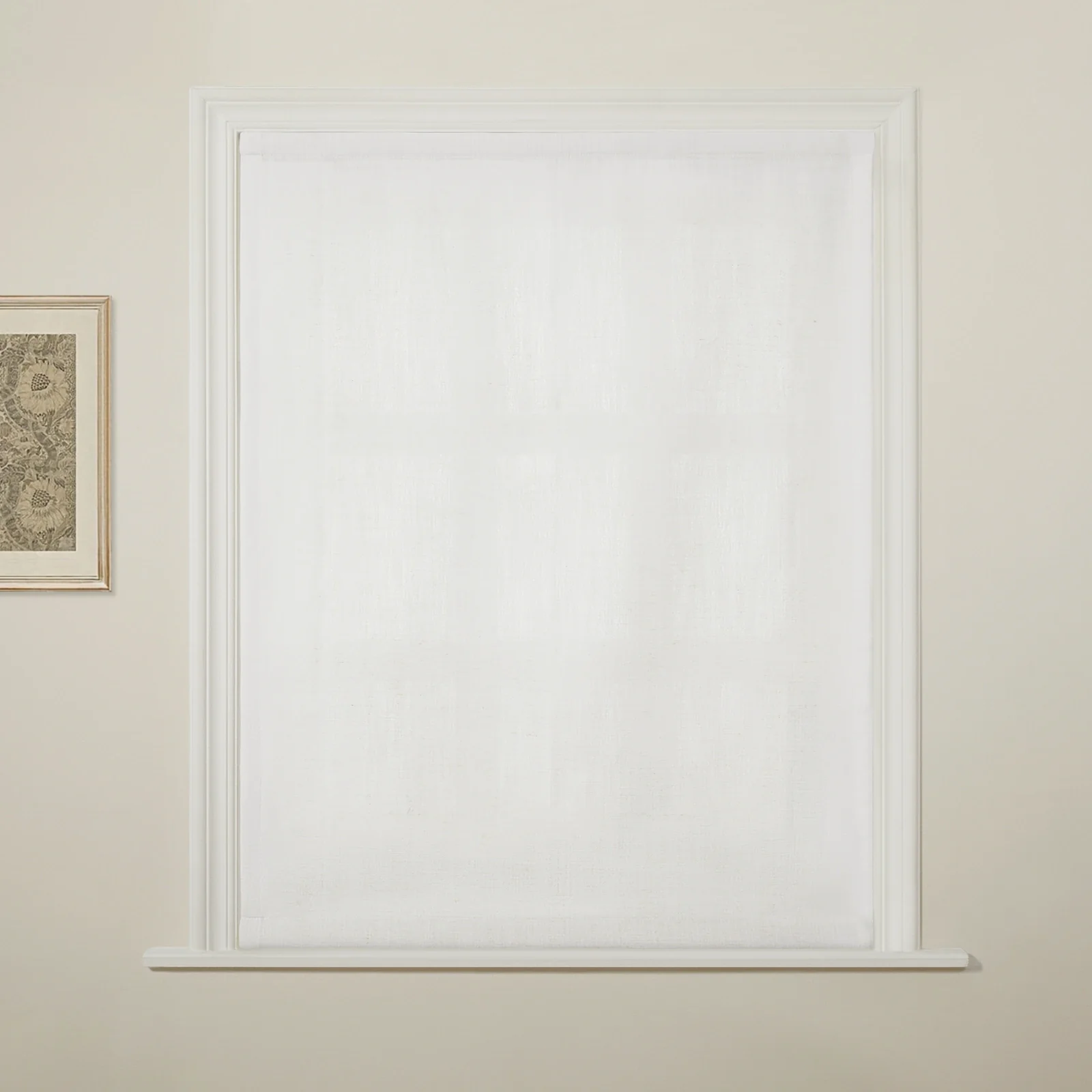 Liz Linen Flat Roman Shade Cord Lift - Image 12