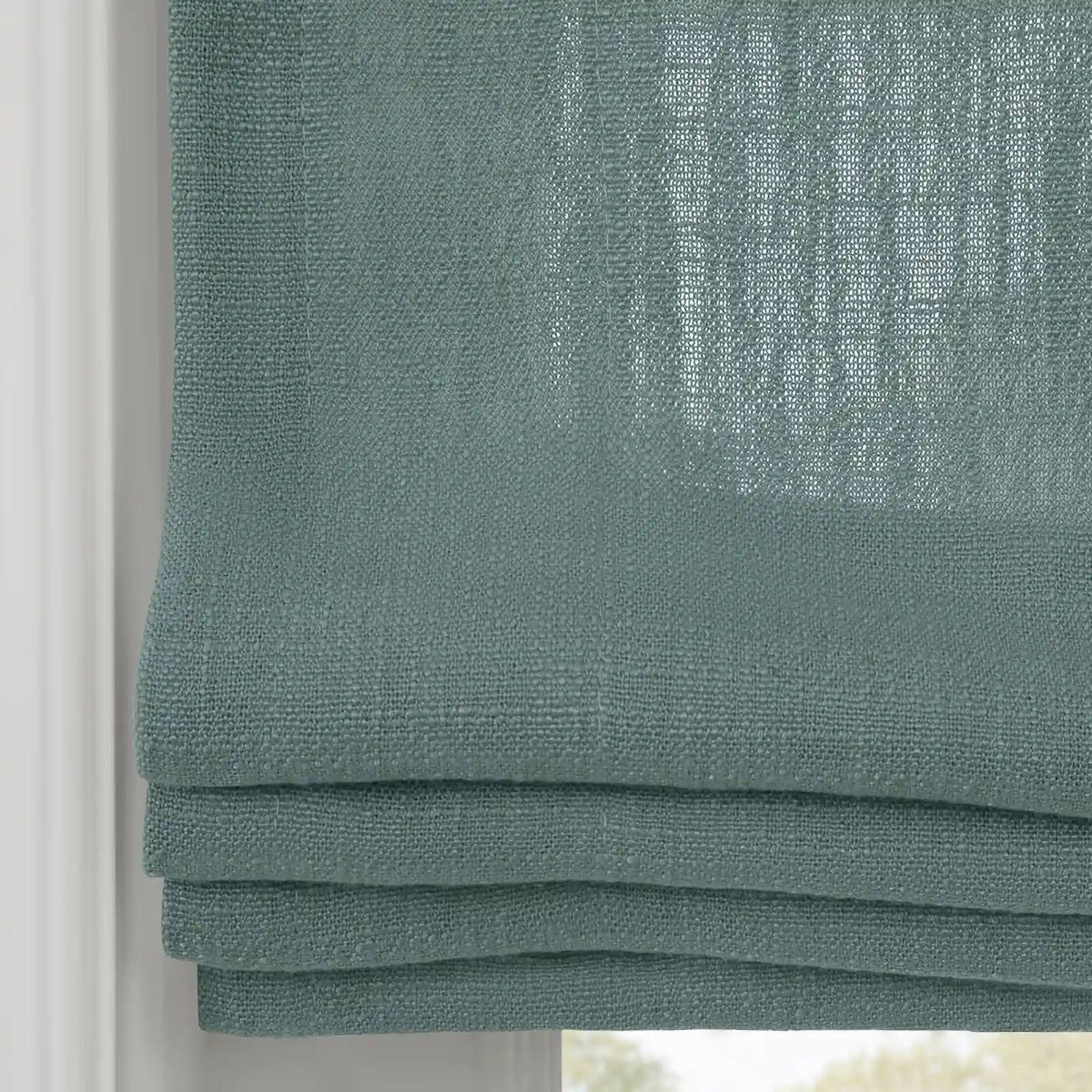 Liz Linen Flat Roman Shade Cord Lift - Image 138