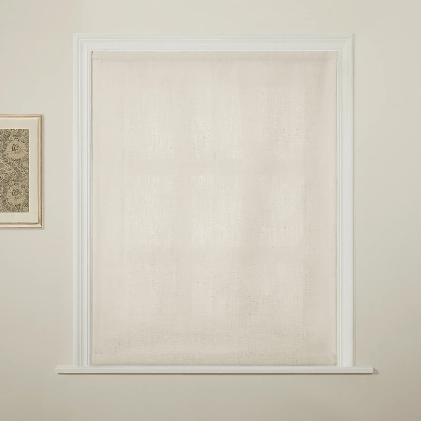 Liz Linen Flat Roman Shade Cord Lift - Image 16