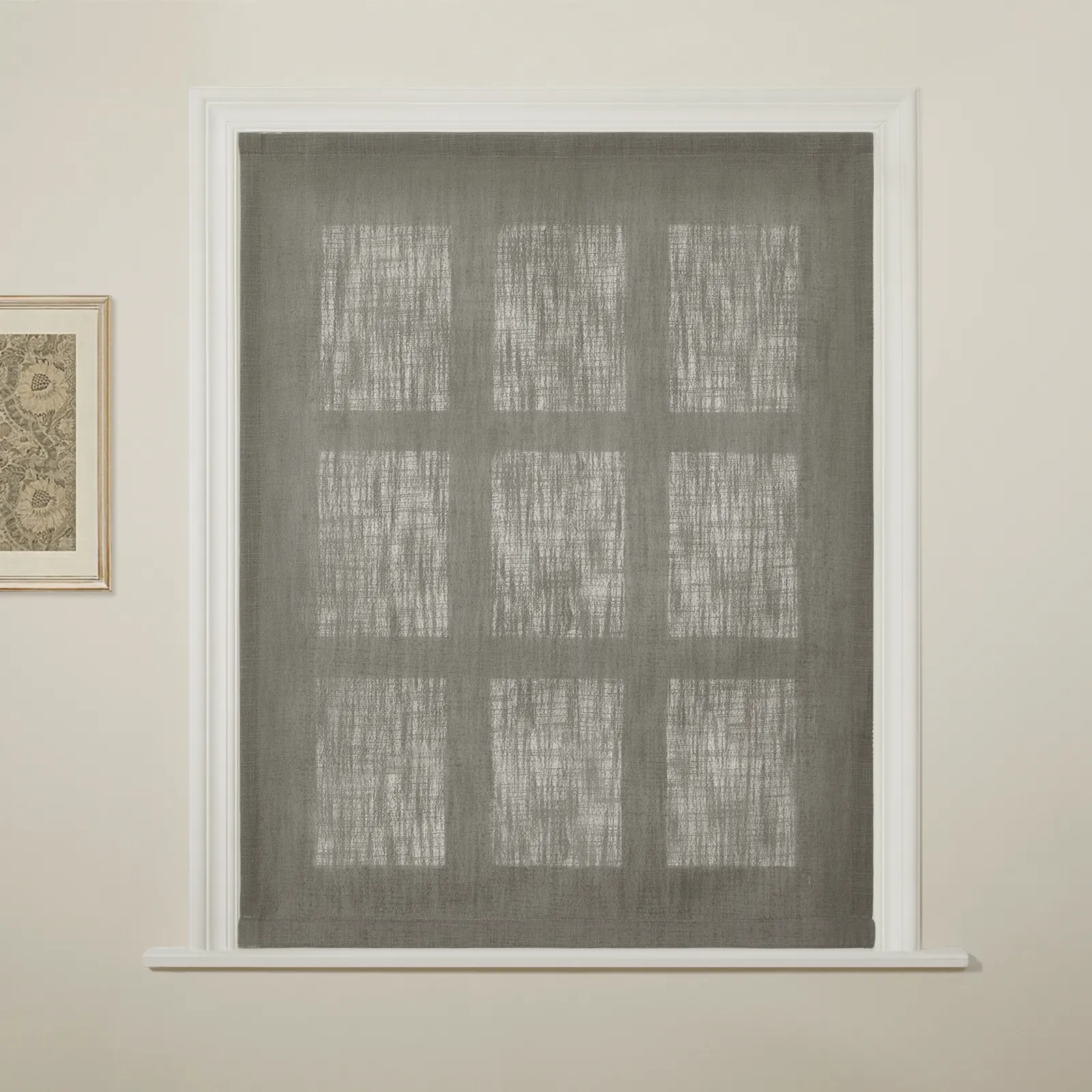 Liz Linen Flat Roman Shade Cord Lift - Image 60