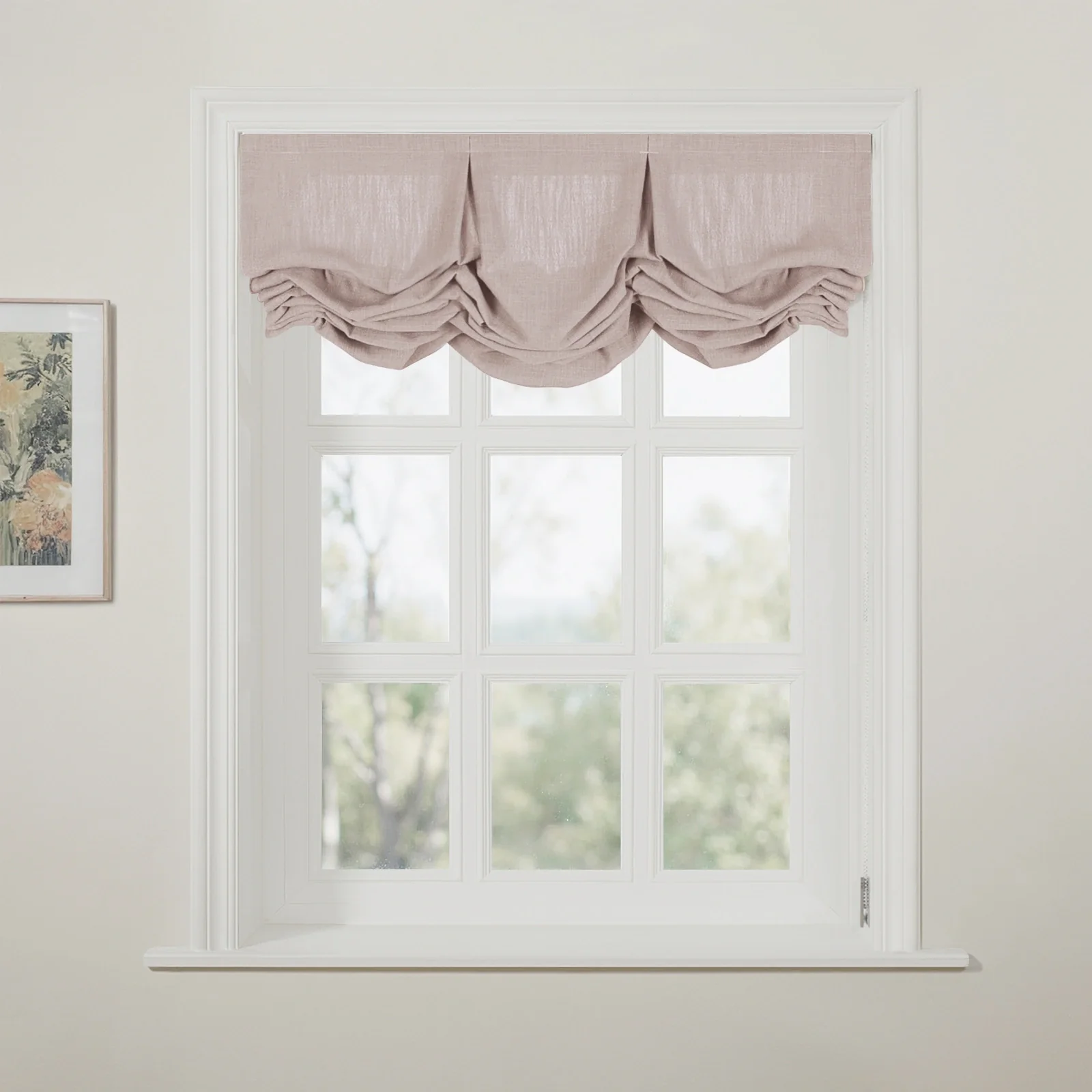 Liz Linen Pleated Balloon Shade Cord Lift - Image 106