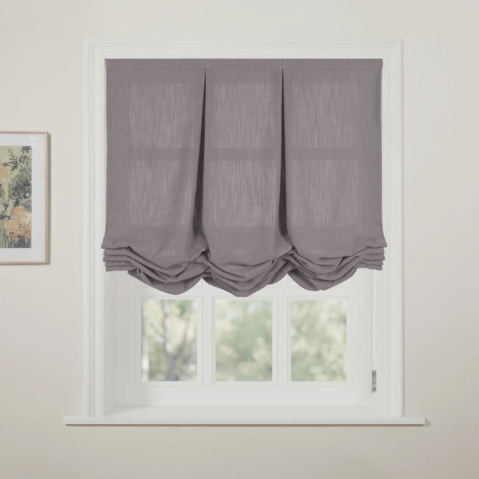 Liz Linen Pleated Balloon Shade Cord Lift - Image 110