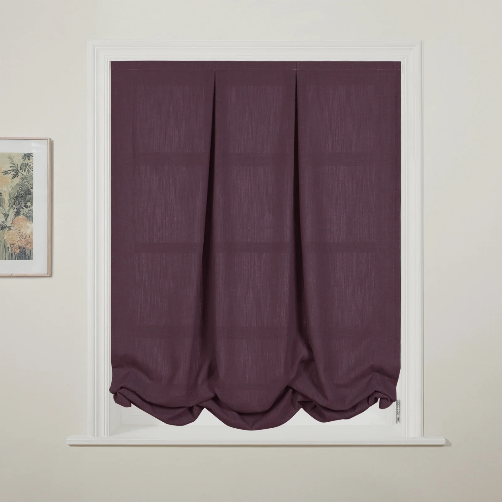 Liz Linen Pleated Balloon Shade Cord Lift - Image 119