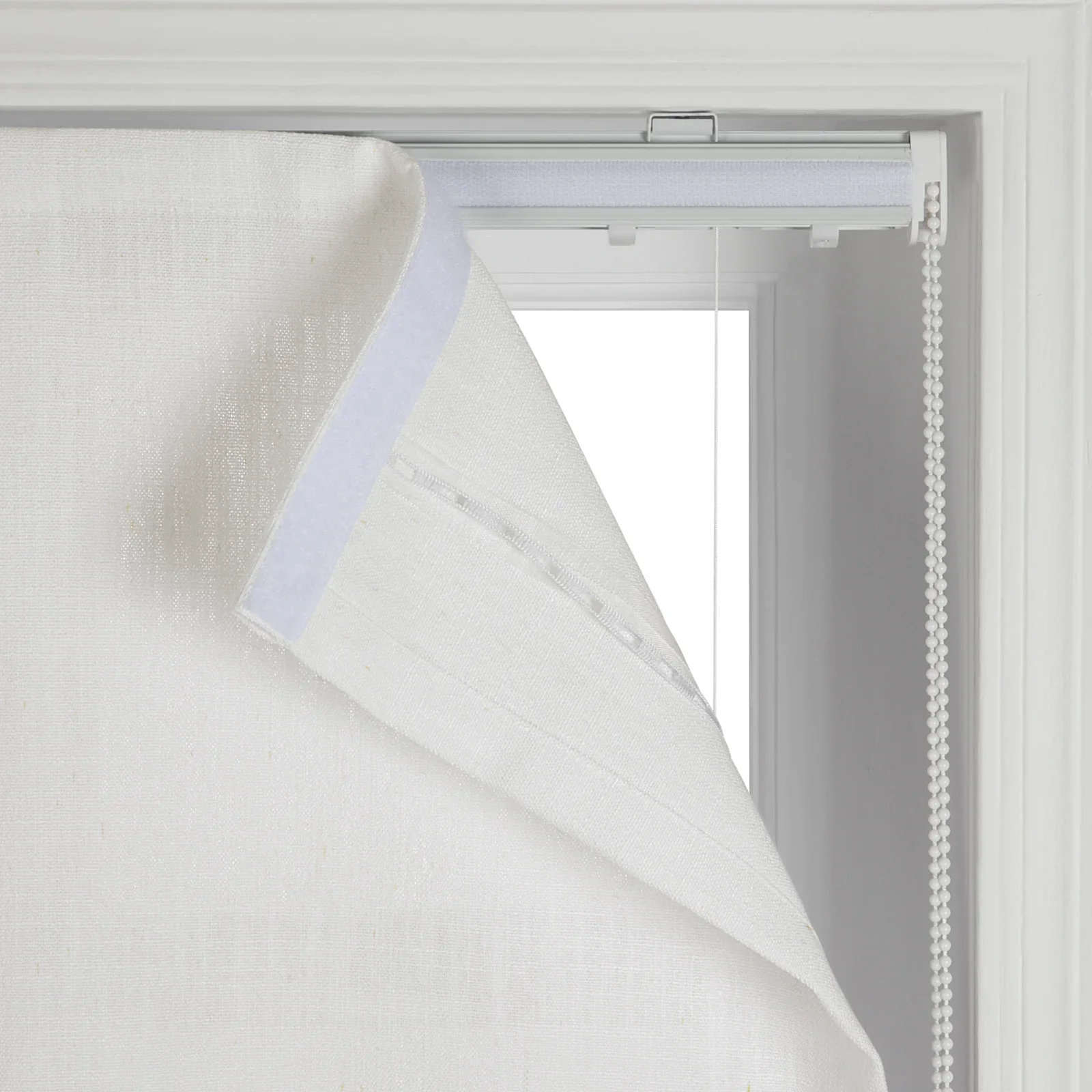 Liz Linen Pleated Balloon Shade Cord Lift - Image 15