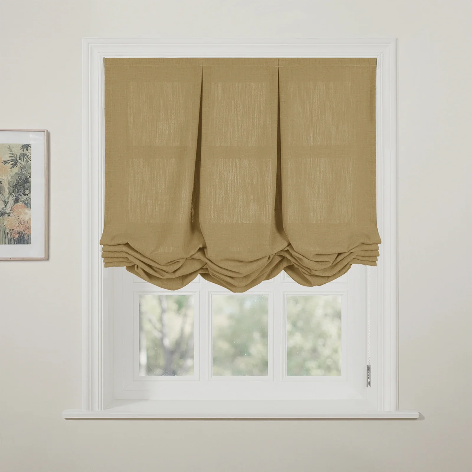 Liz Linen Pleated Balloon Shade Cord Lift - Image 158