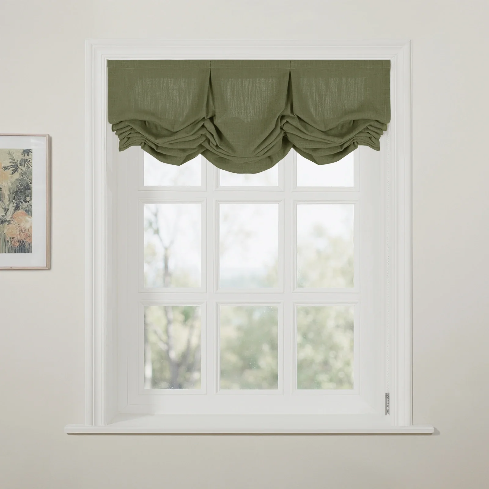 Liz Linen Pleated Balloon Shade Cord Lift - Image 166