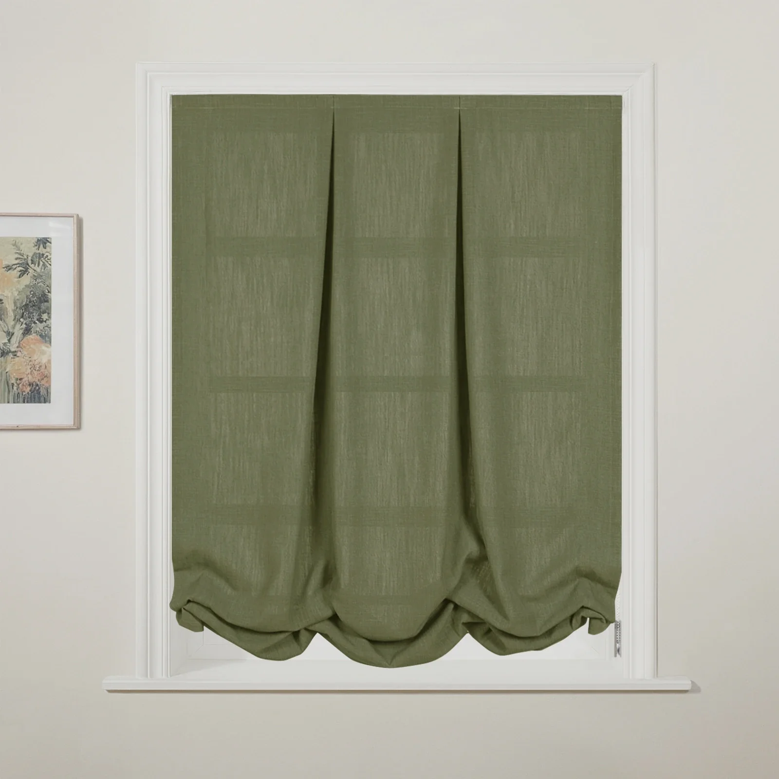 Liz Linen Pleated Balloon Shade Cord Lift - Image 167
