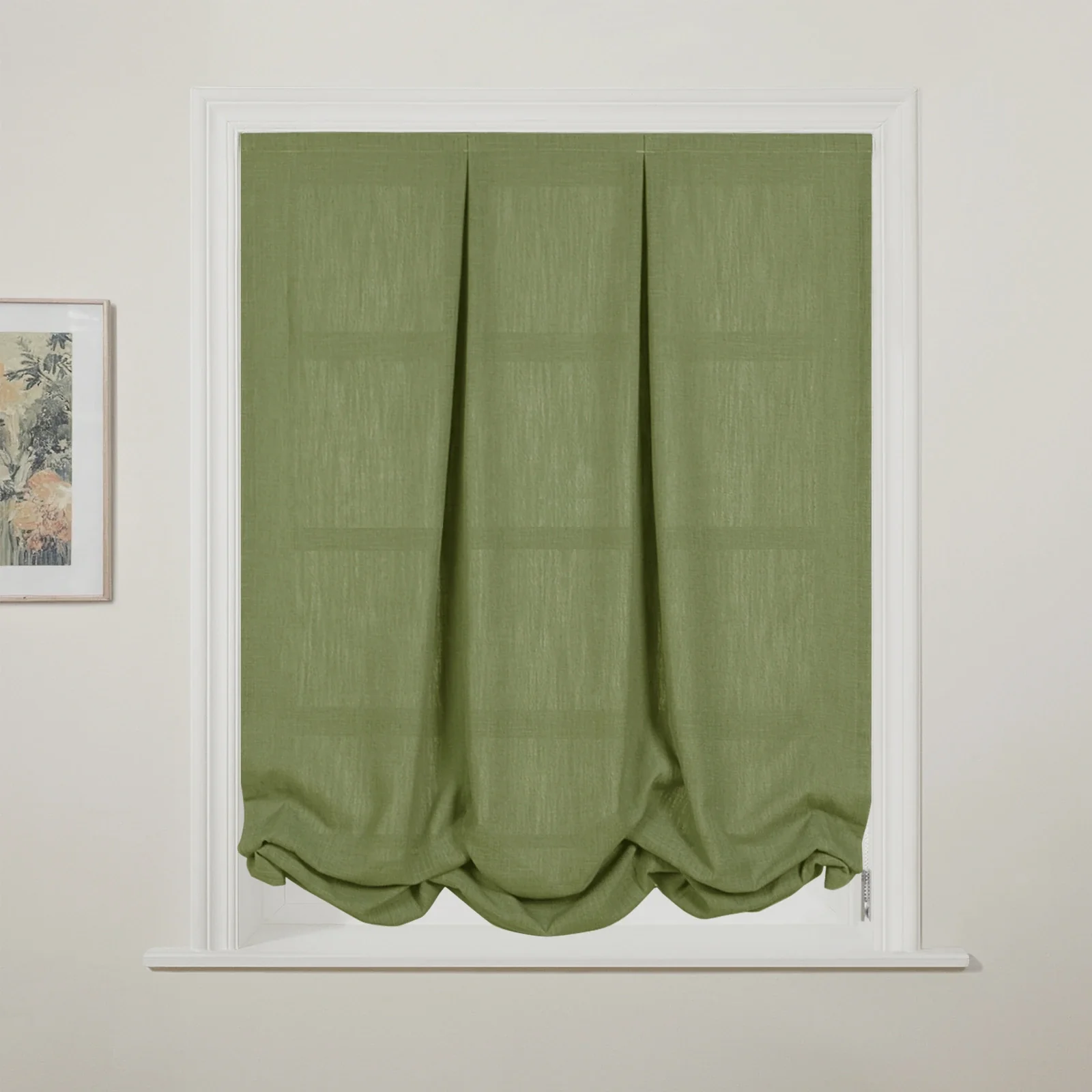 Liz Linen Pleated Balloon Shade Cord Lift - Image 173