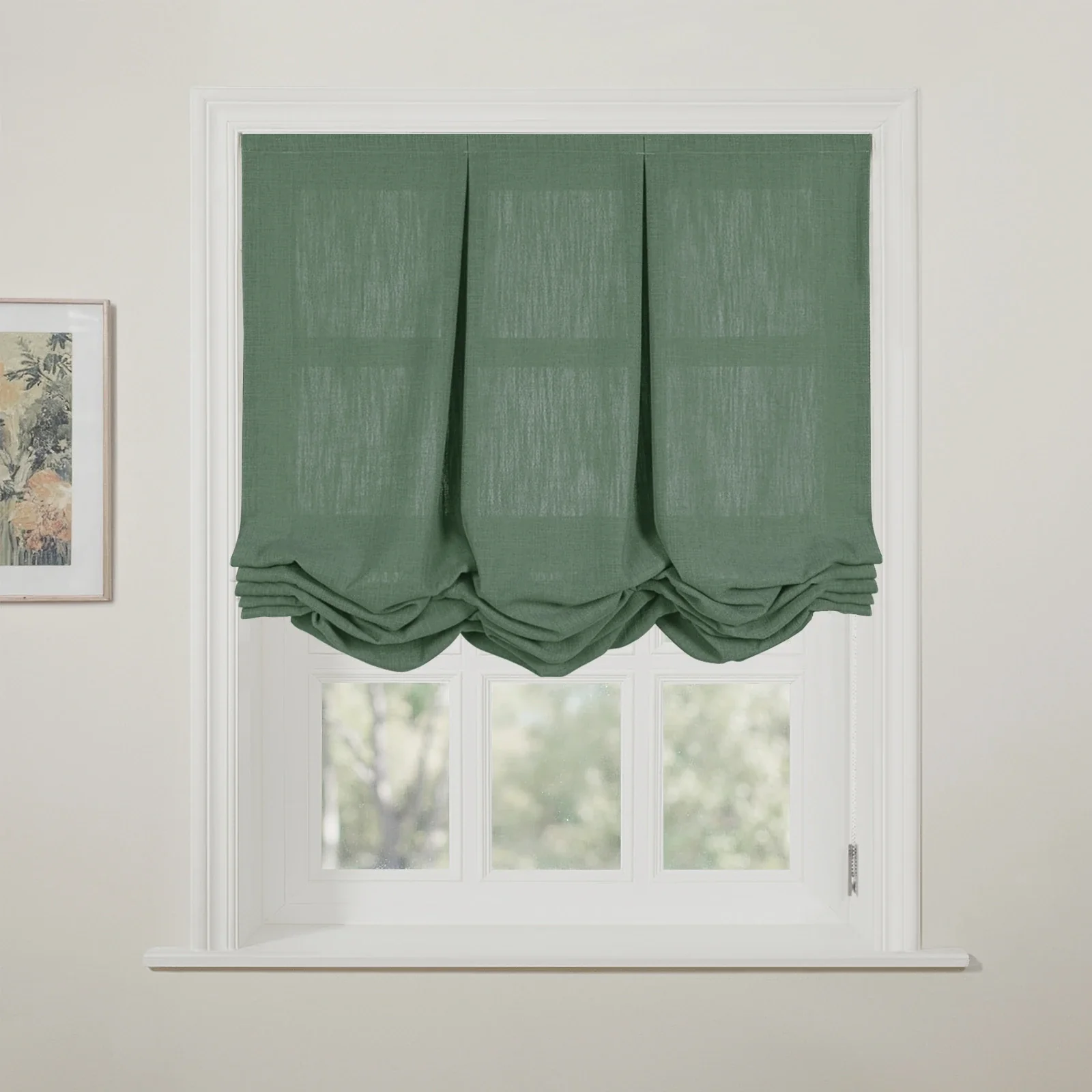 Liz Linen Pleated Balloon Shade Cord Lift - Image 176