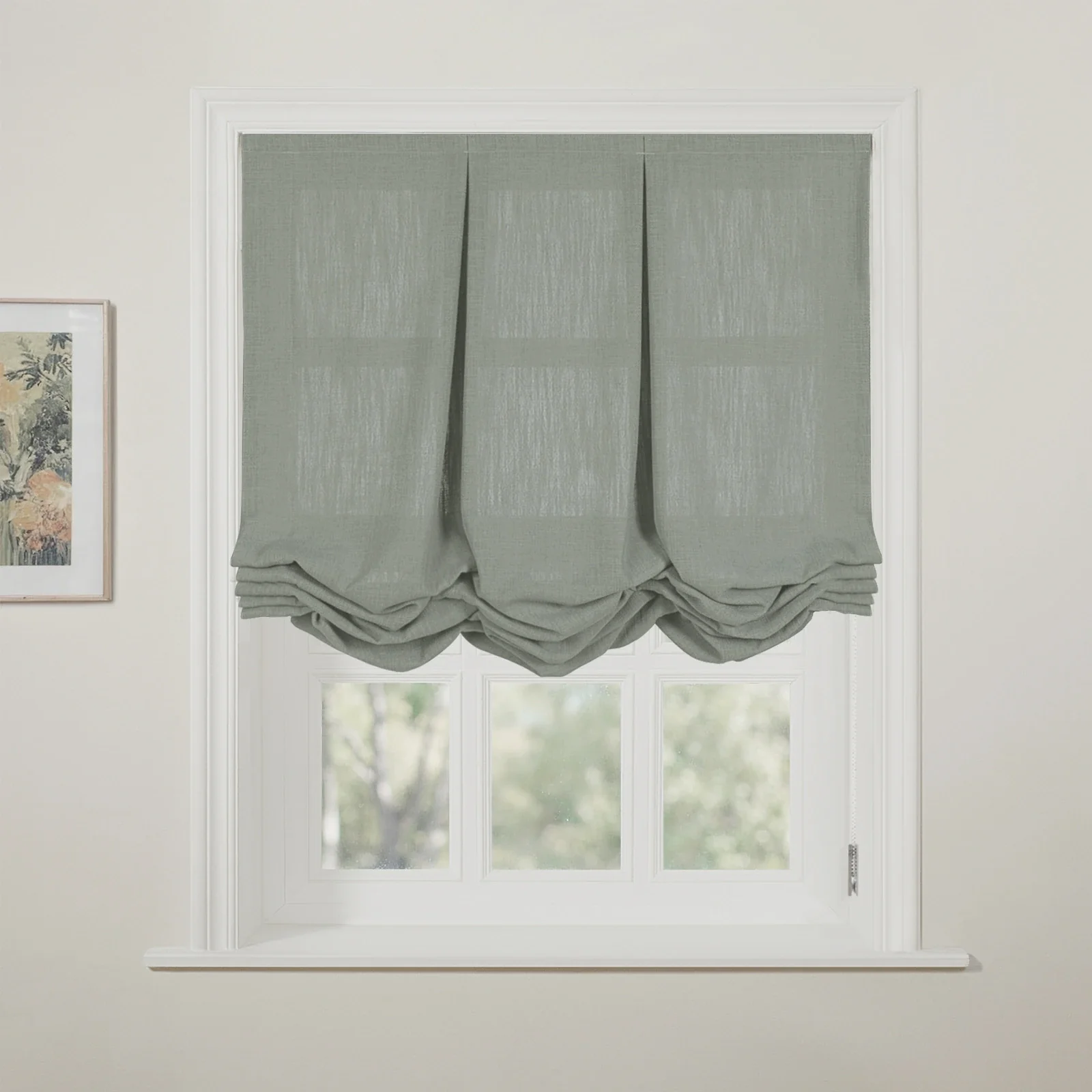 Liz Linen Pleated Balloon Shade Cord Lift - Image 188