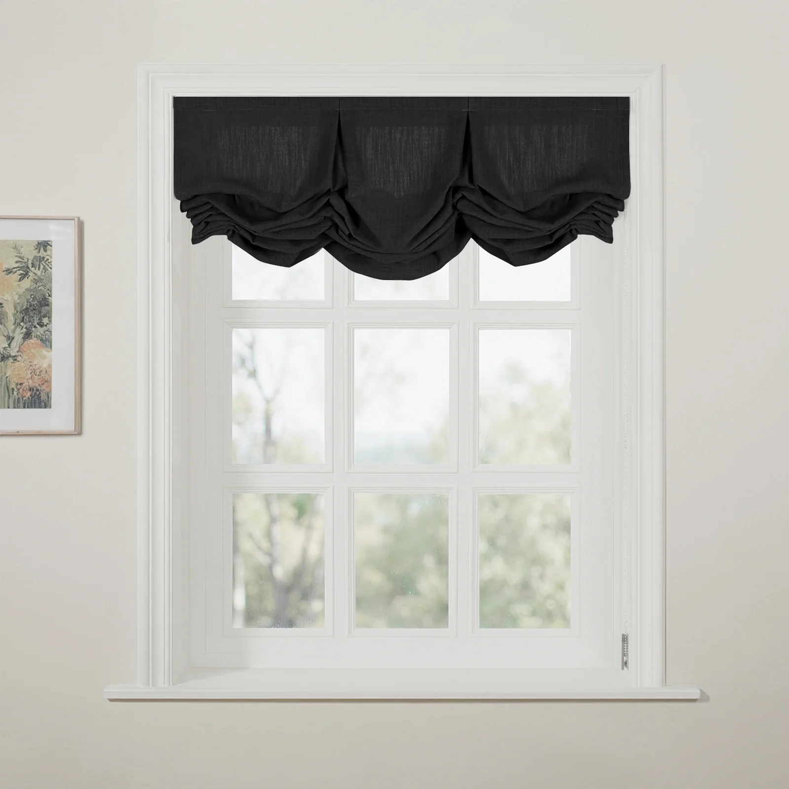 Liz Linen Pleated Balloon Shade Cord Lift - Image 214