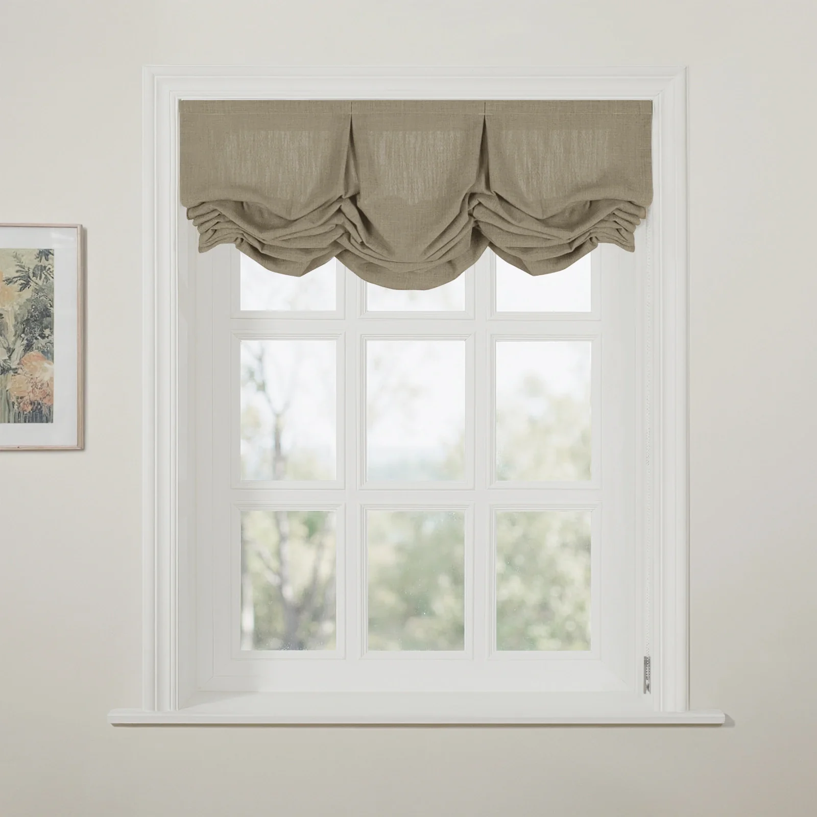 Liz Linen Pleated Balloon Shade Cord Lift - Image 46