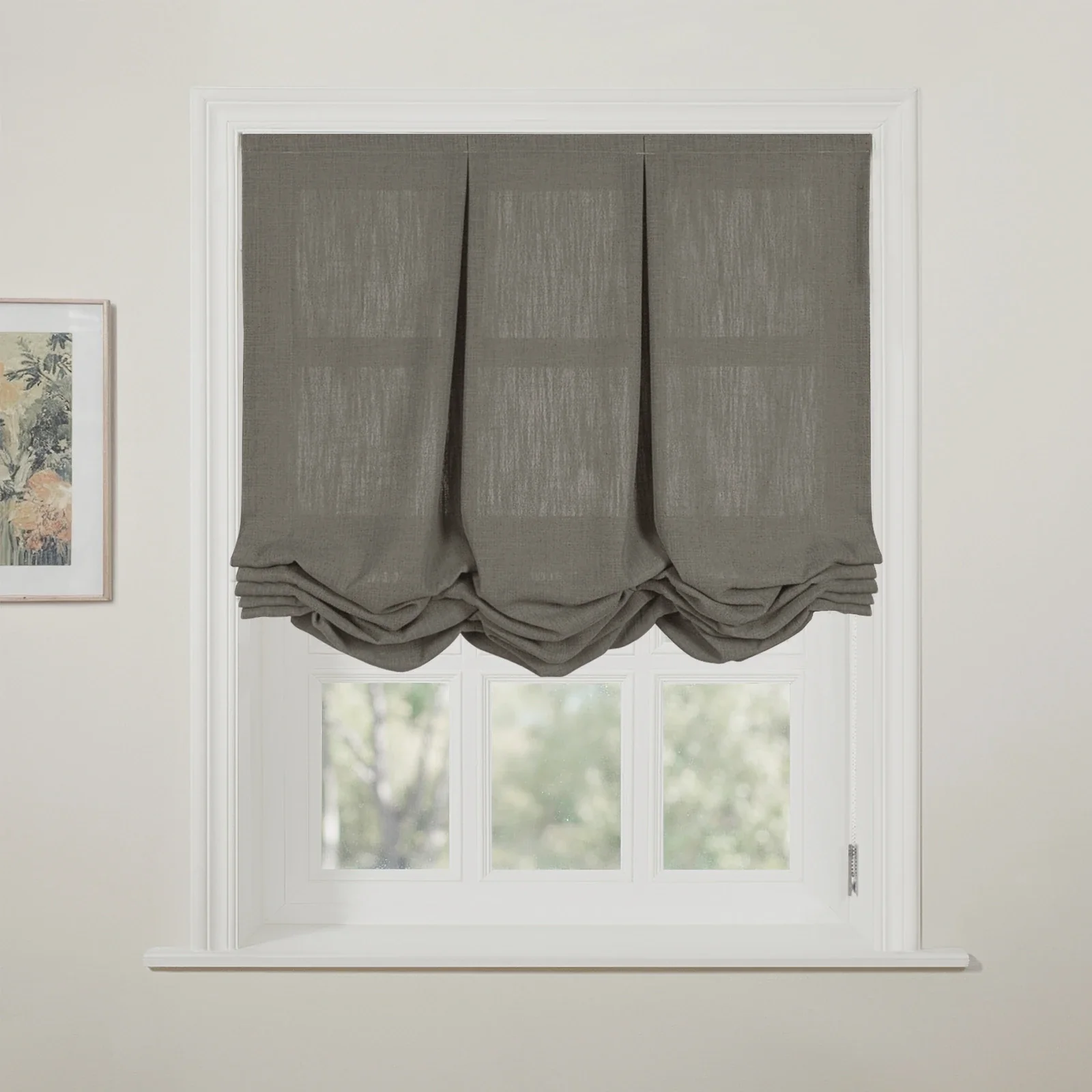 Liz Linen Pleated Balloon Shade Cord Lift - Image 74