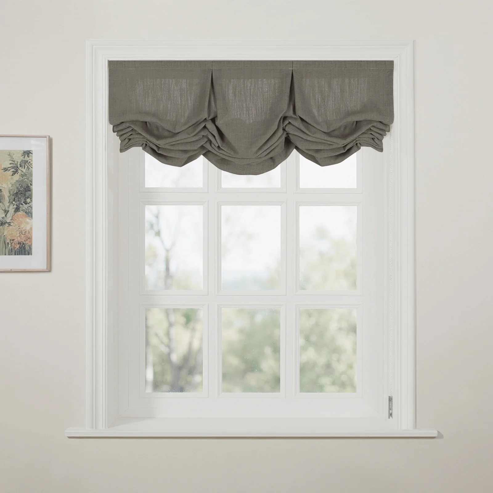 Liz Linen Pleated Balloon Shade Cord Lift - Image 76