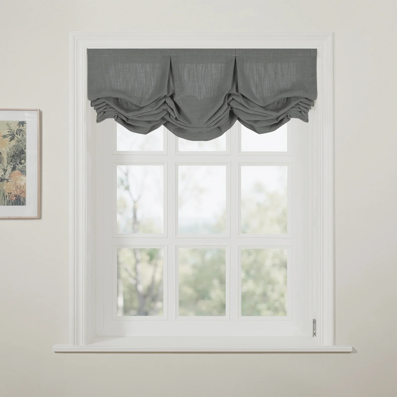 Liz Linen Pleated Balloon Shade Cord Lift - Image 94