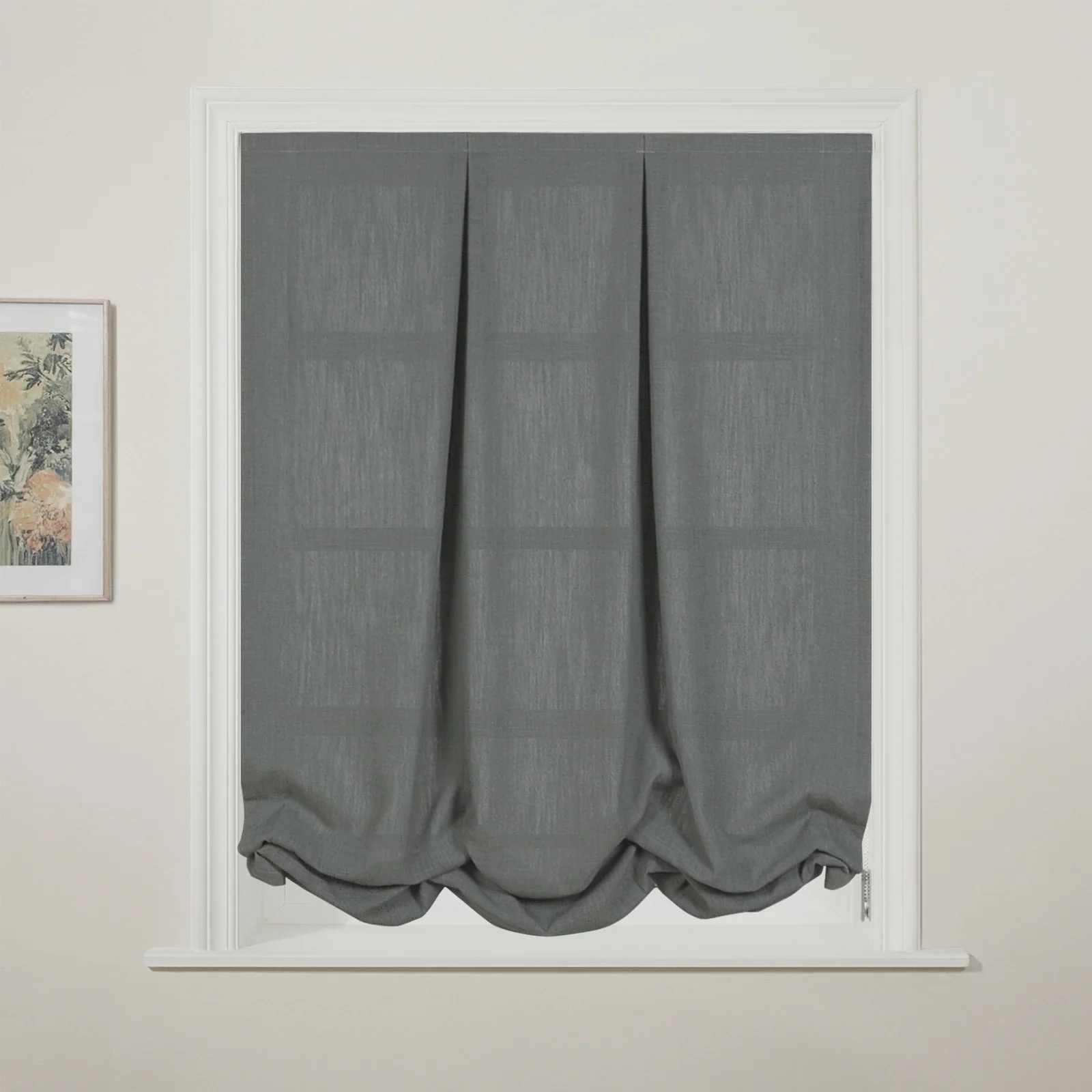Liz Linen Pleated Balloon Shade Cord Lift - Image 95
