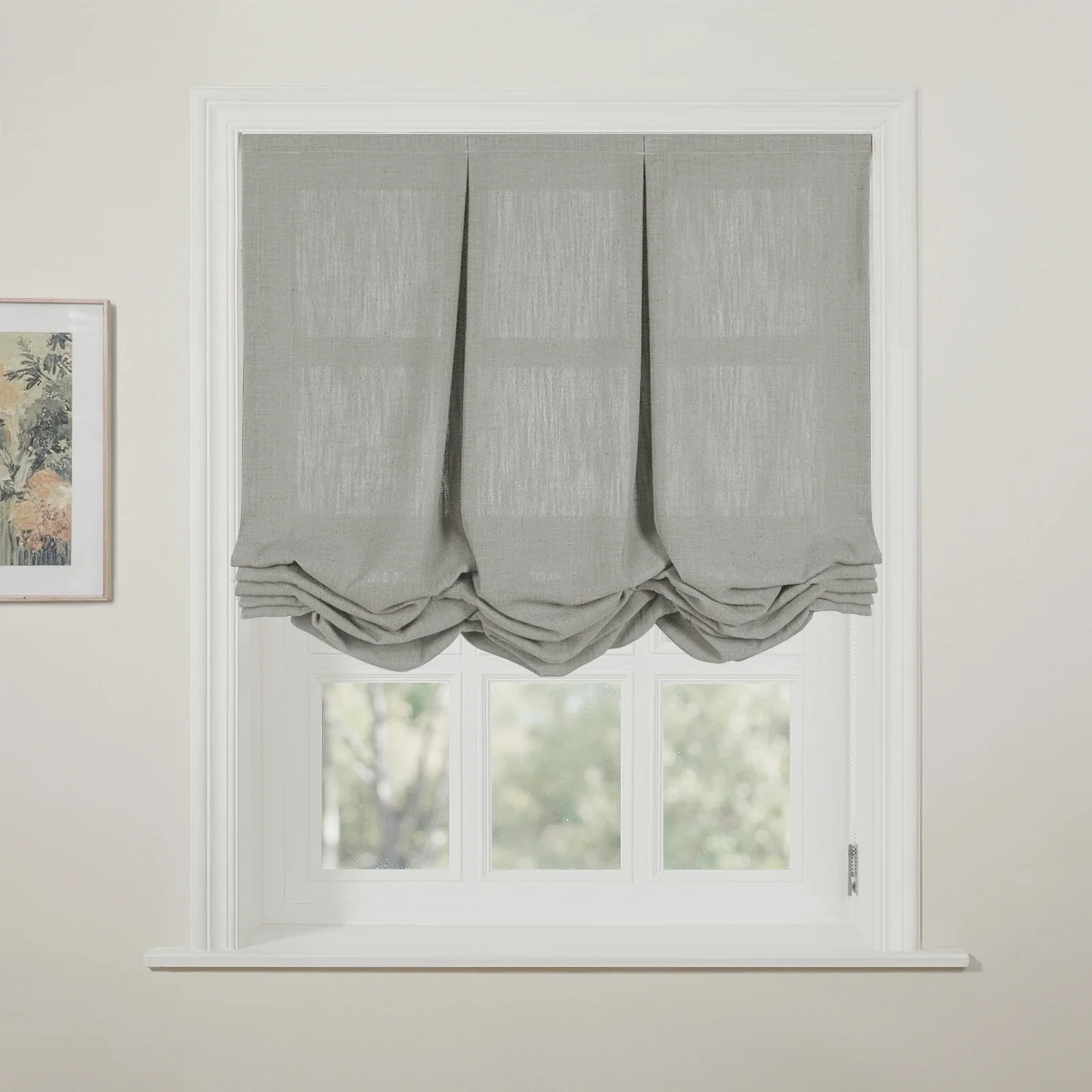 Liz Linen Pleated Balloon Shade Cord Lift - Image 98
