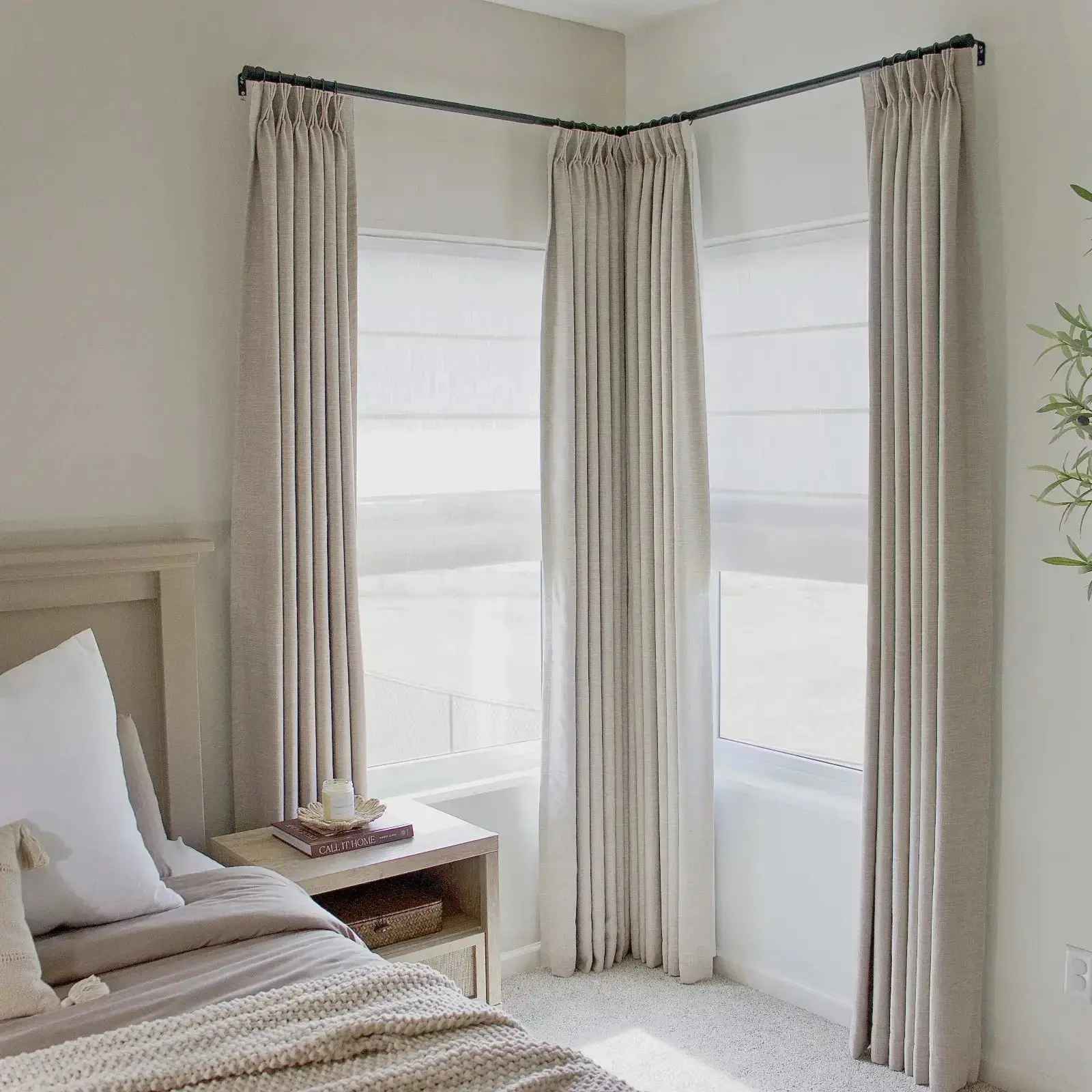 Liz Linen Roman Shade Cordless - Image 20