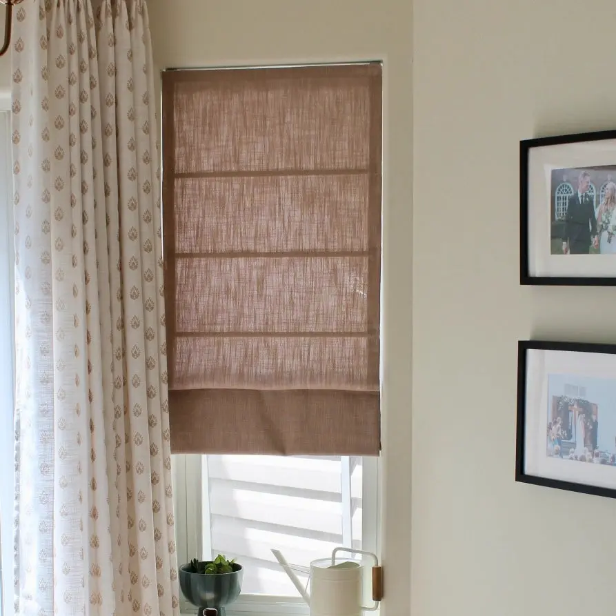 Liz Linen Roman Shade Cordless - Image 22