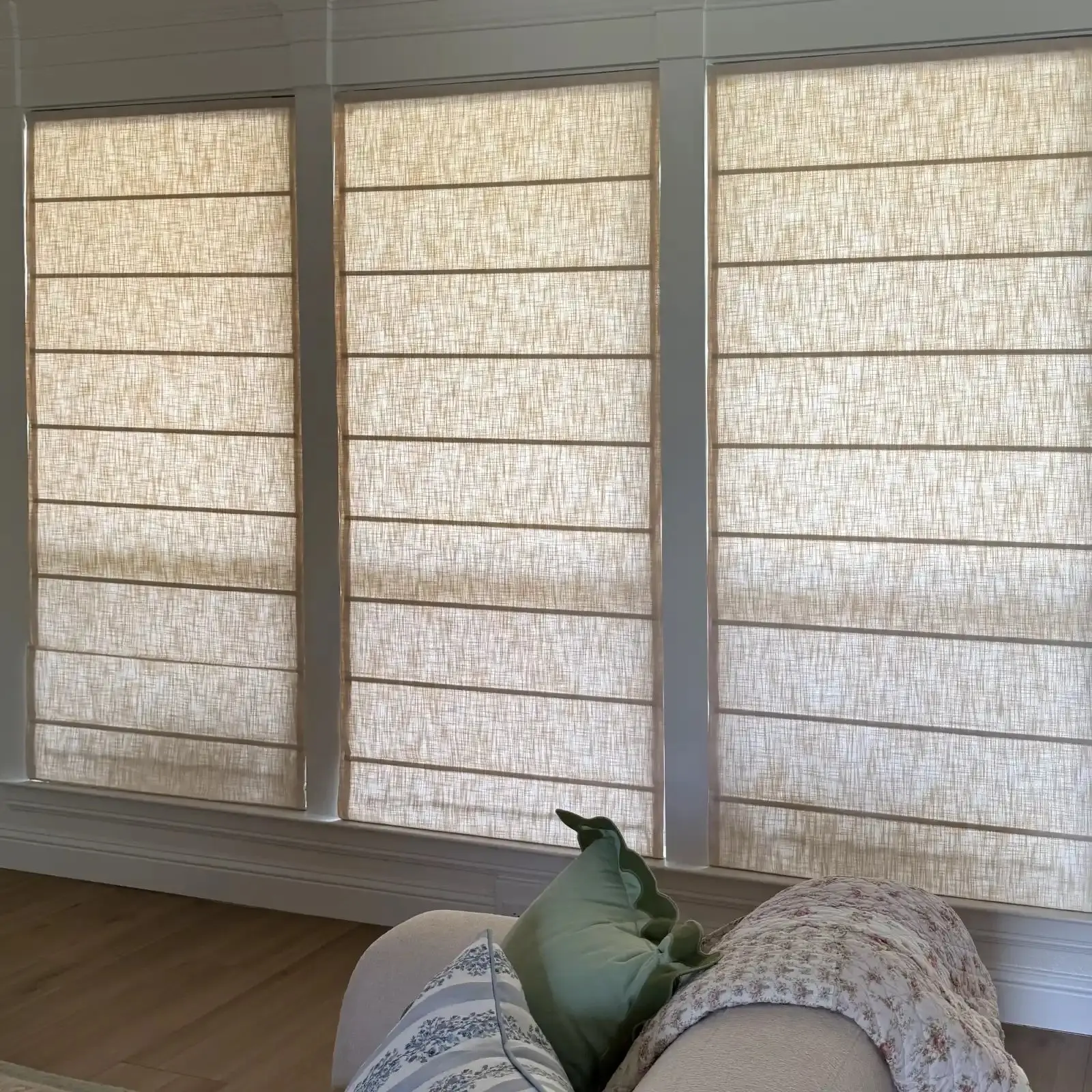 Liz Linen Roman Shade Cordless - Image 93