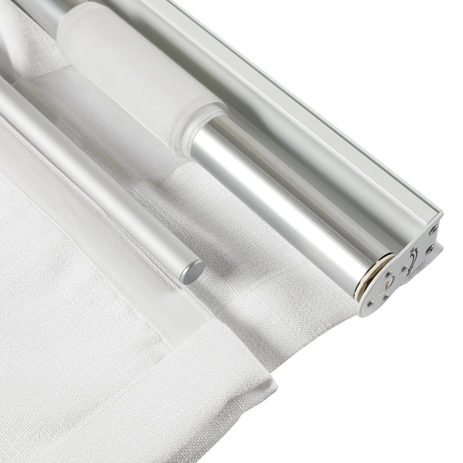 TWOPAGES Liz™ Linen Roman Shade Cordless Plus Size - Image 16