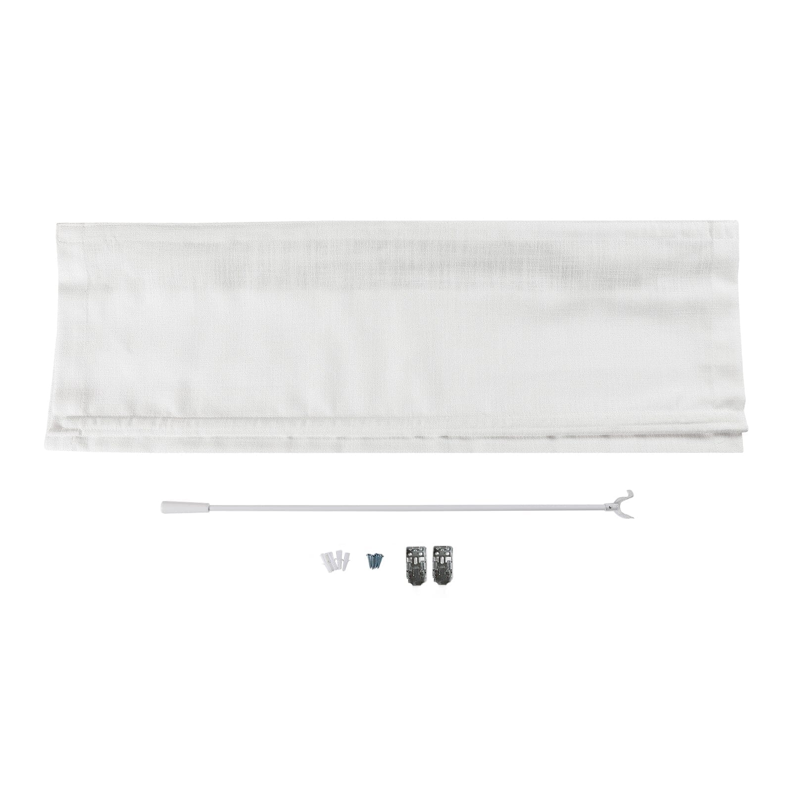 TWOPAGES Liz™ Linen Roman Shade Cordless Plus Size - Image 20