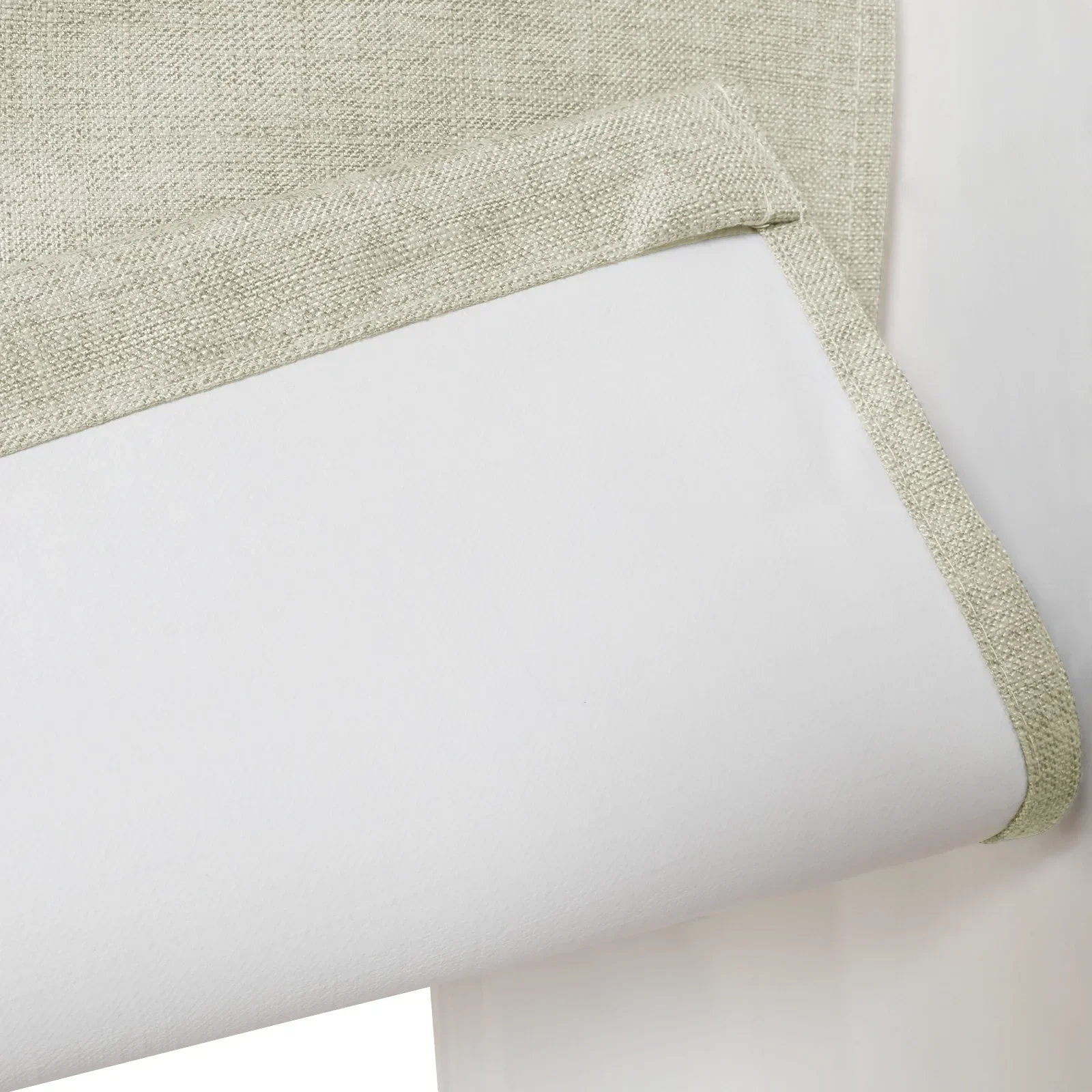 TWOPAGES Liz™ Linen Roman Shade Cordless Plus Size - Image 61