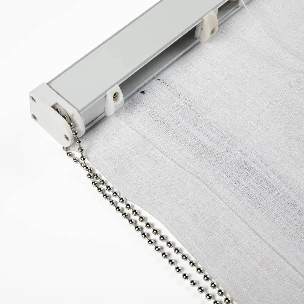 Liz Linen Window Roman Shades Loop Cord Lift - Image 14