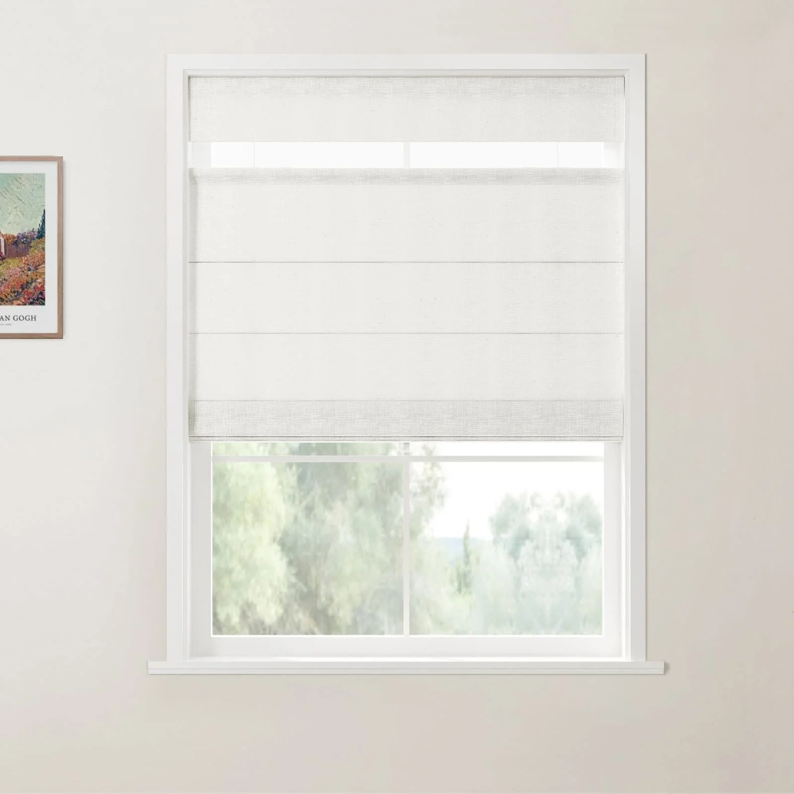 Custom Top Down Bottom Up Roman Shade Cordless - Image 20