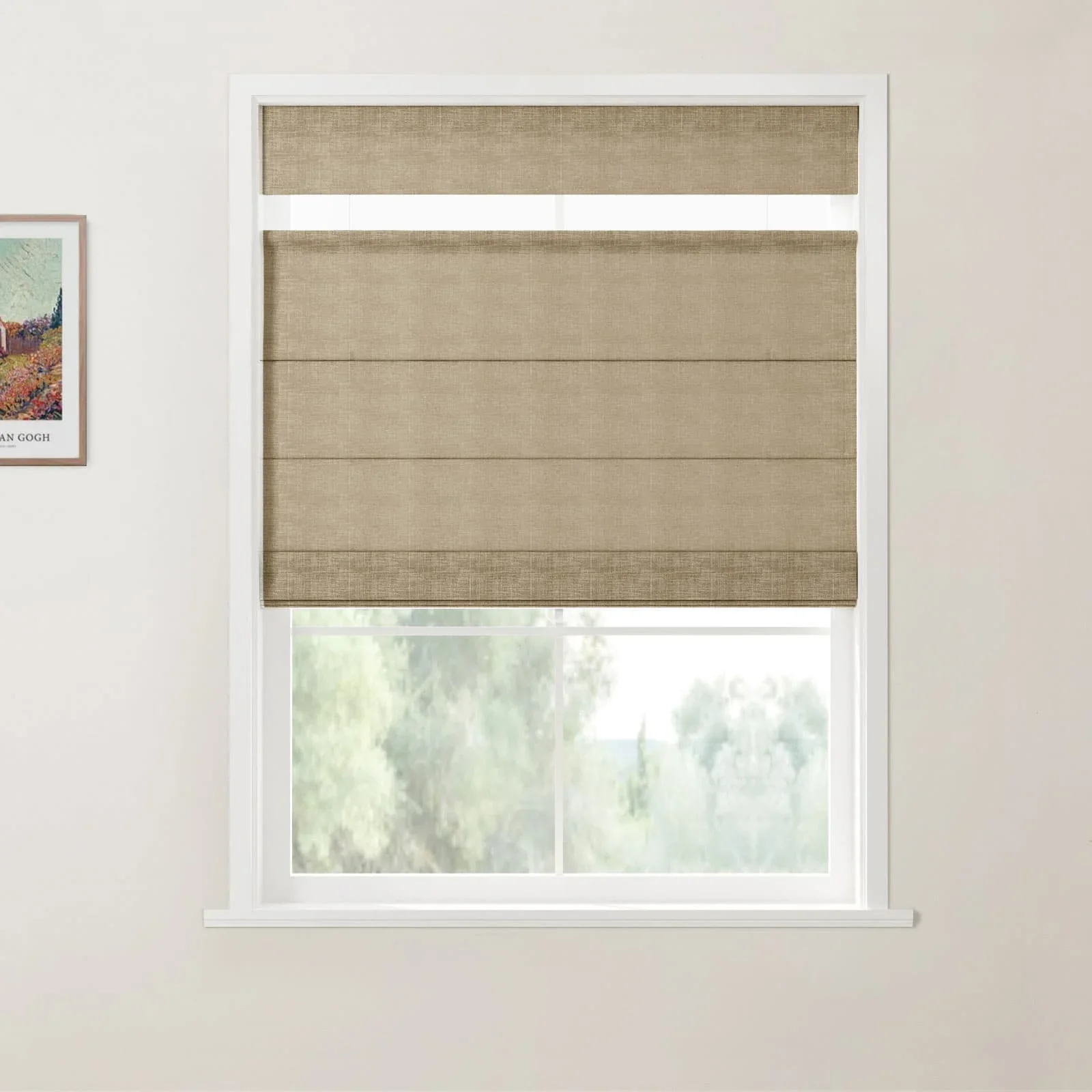 Custom Top Down Bottom Up Roman Shade Cordless - Image 28