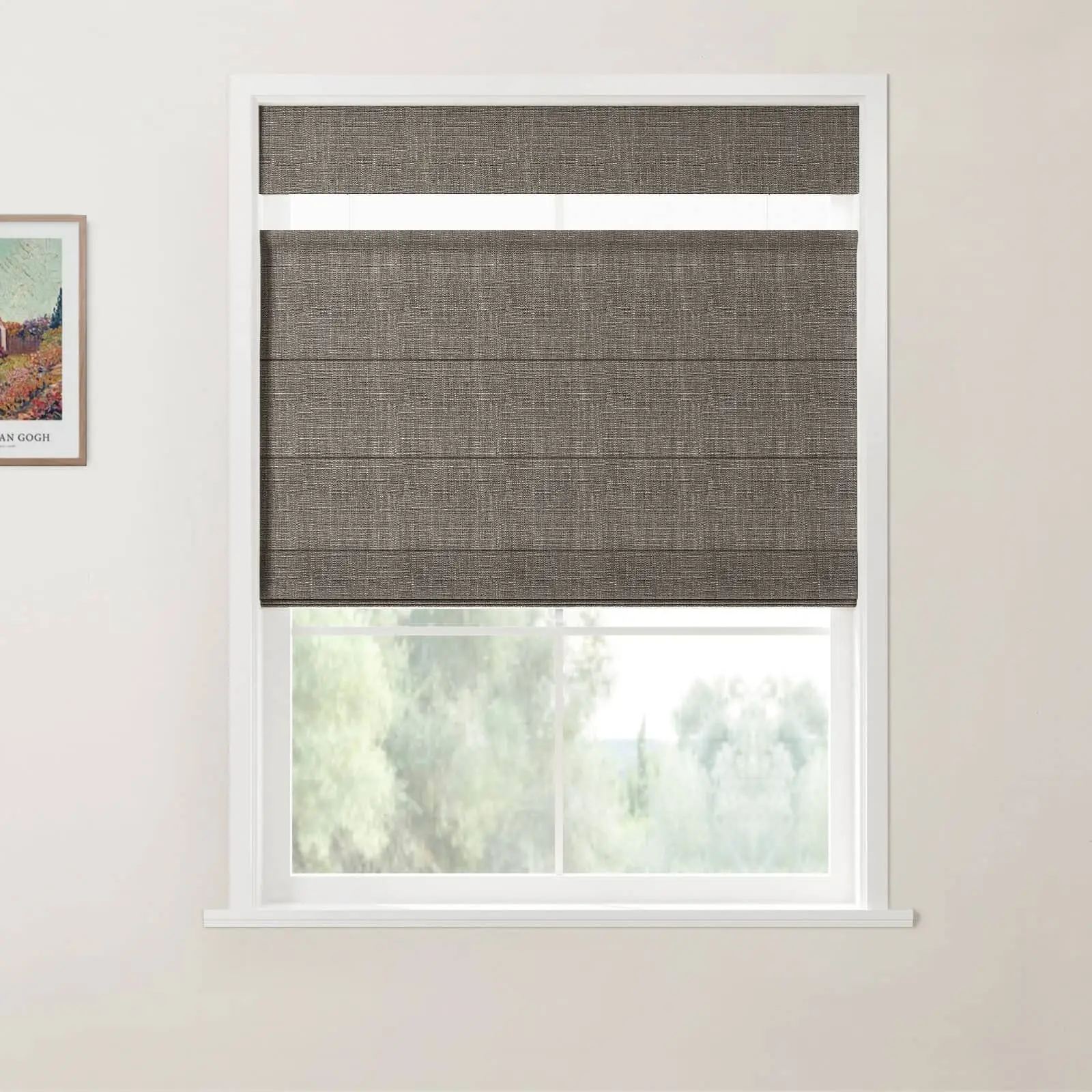 Custom Top Down Bottom Up Roman Shade Cordless - Image 31