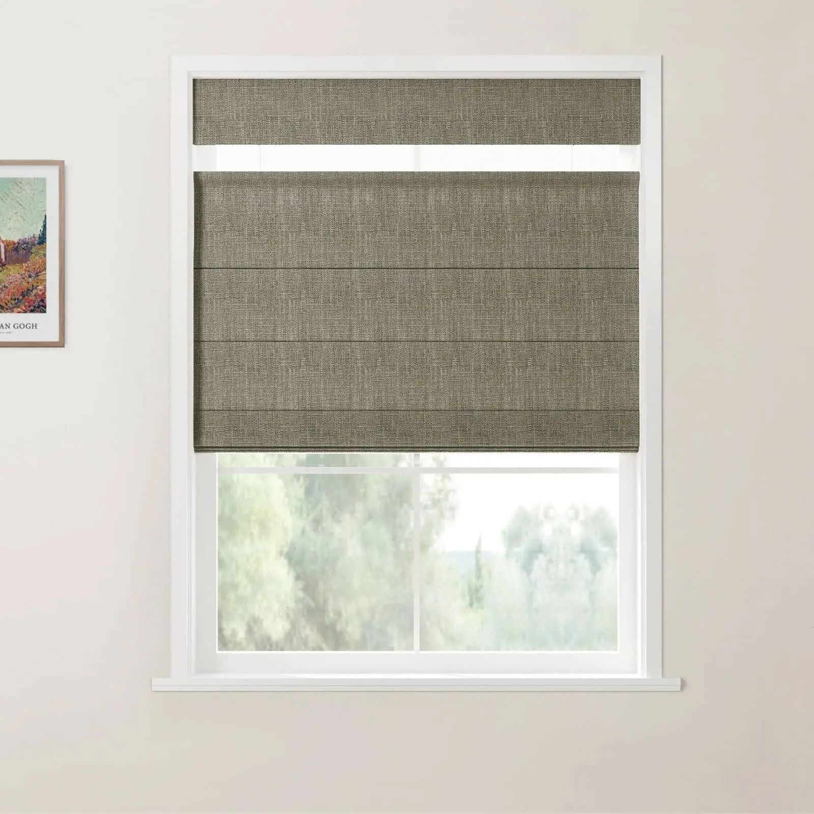 Custom Top Down Bottom Up Roman Shade Cordless - Image 32