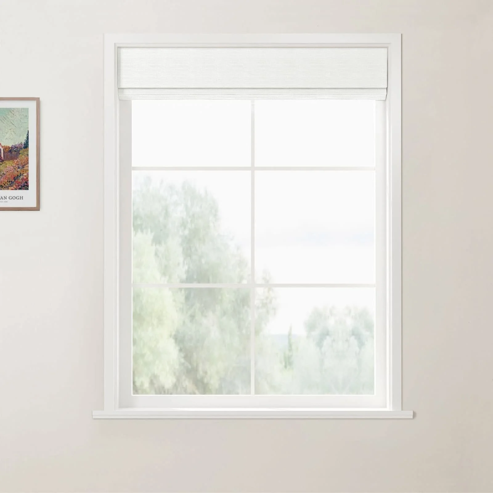 Custom Top Down Bottom Up Roman Shade Cordless - Image 15