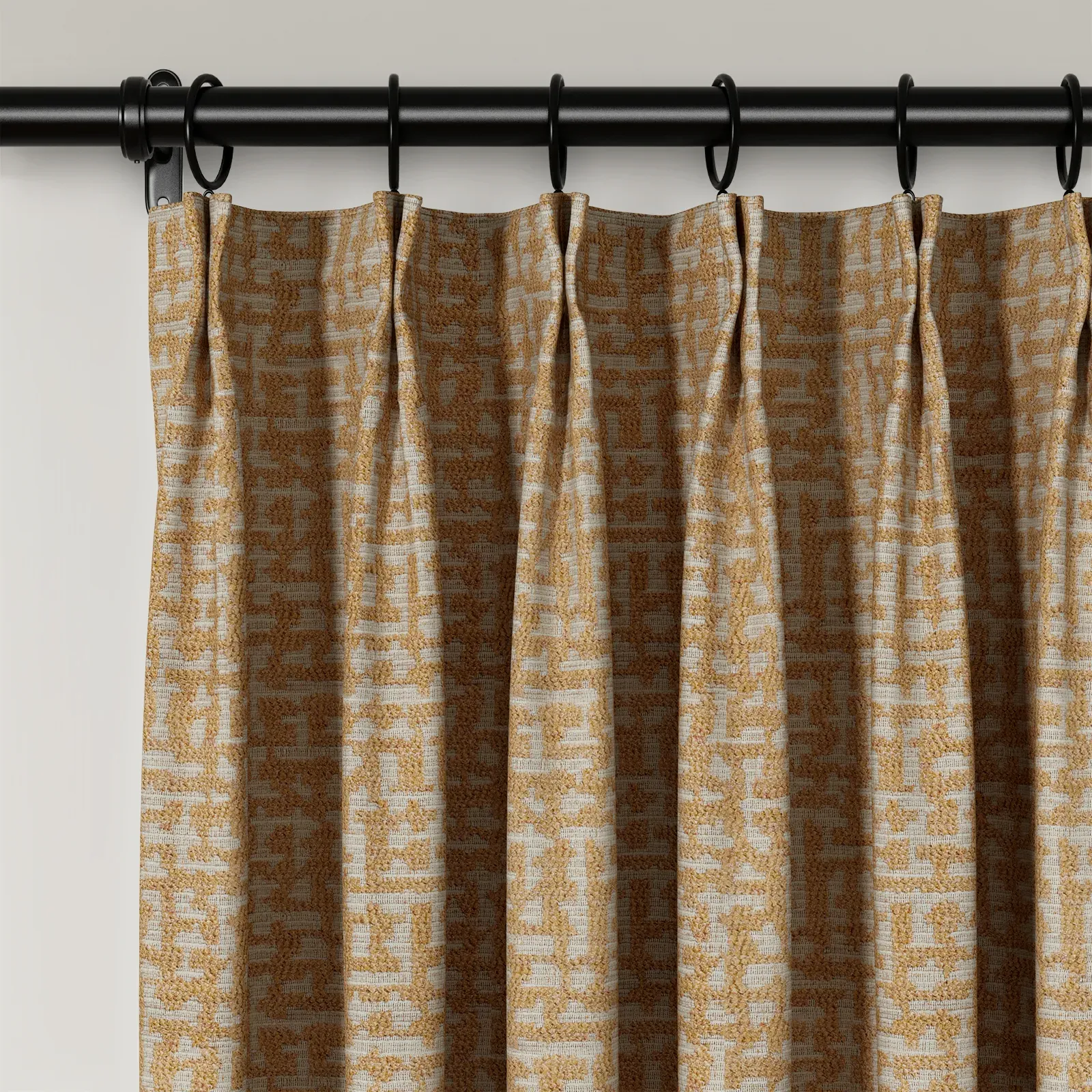 Lydia Brick Jacquard Curtain Pleated - Serie G - Image 11