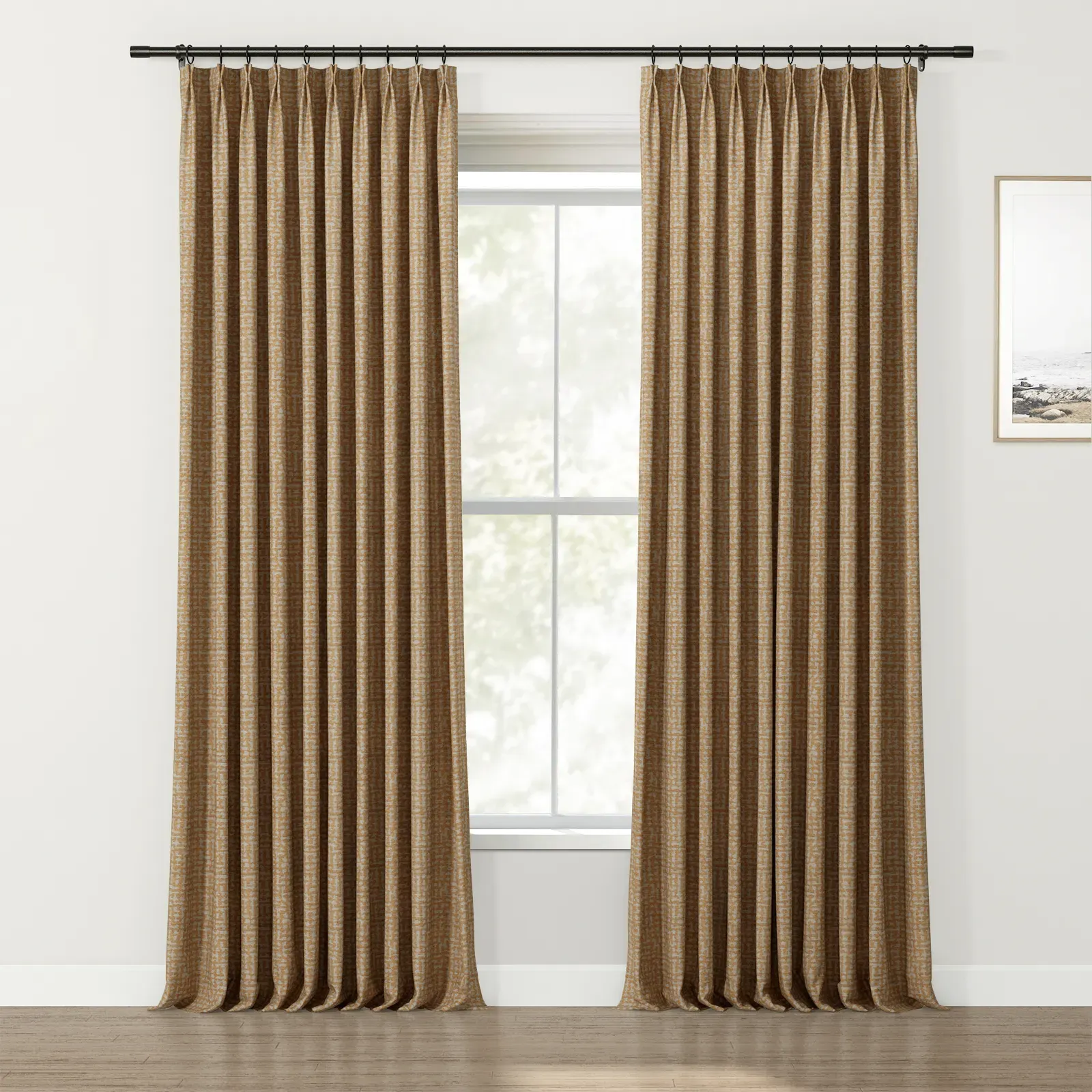 Lydia Brick Jacquard Curtain Pleated - Serie G - Image 14
