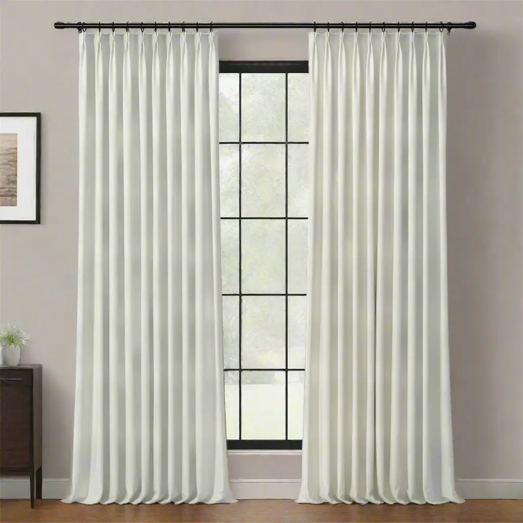Lydia Cross Jacquard Curtain Pleated - Serie D - Image 12