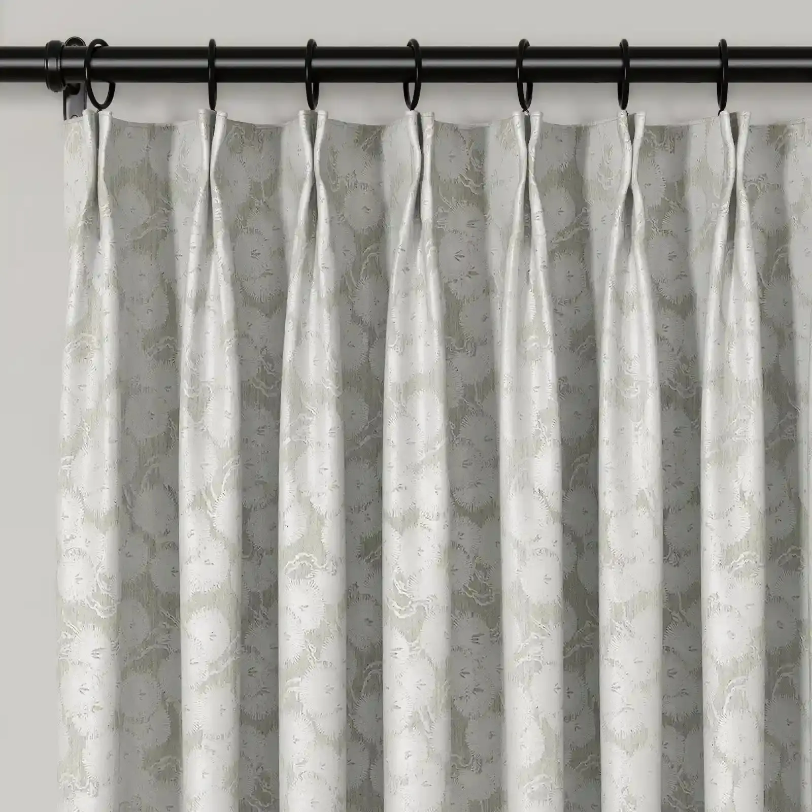 Lydia Daisy Jacquard Curtain Pleated - Serie H - Image 10