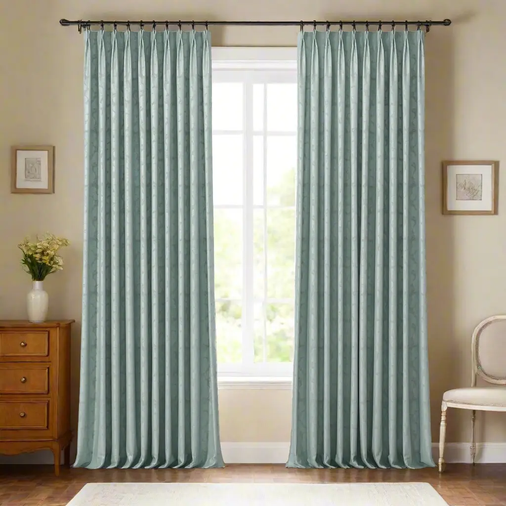 Lydia Daisy Jacquard Curtain Pleated - Serie H - Image 5