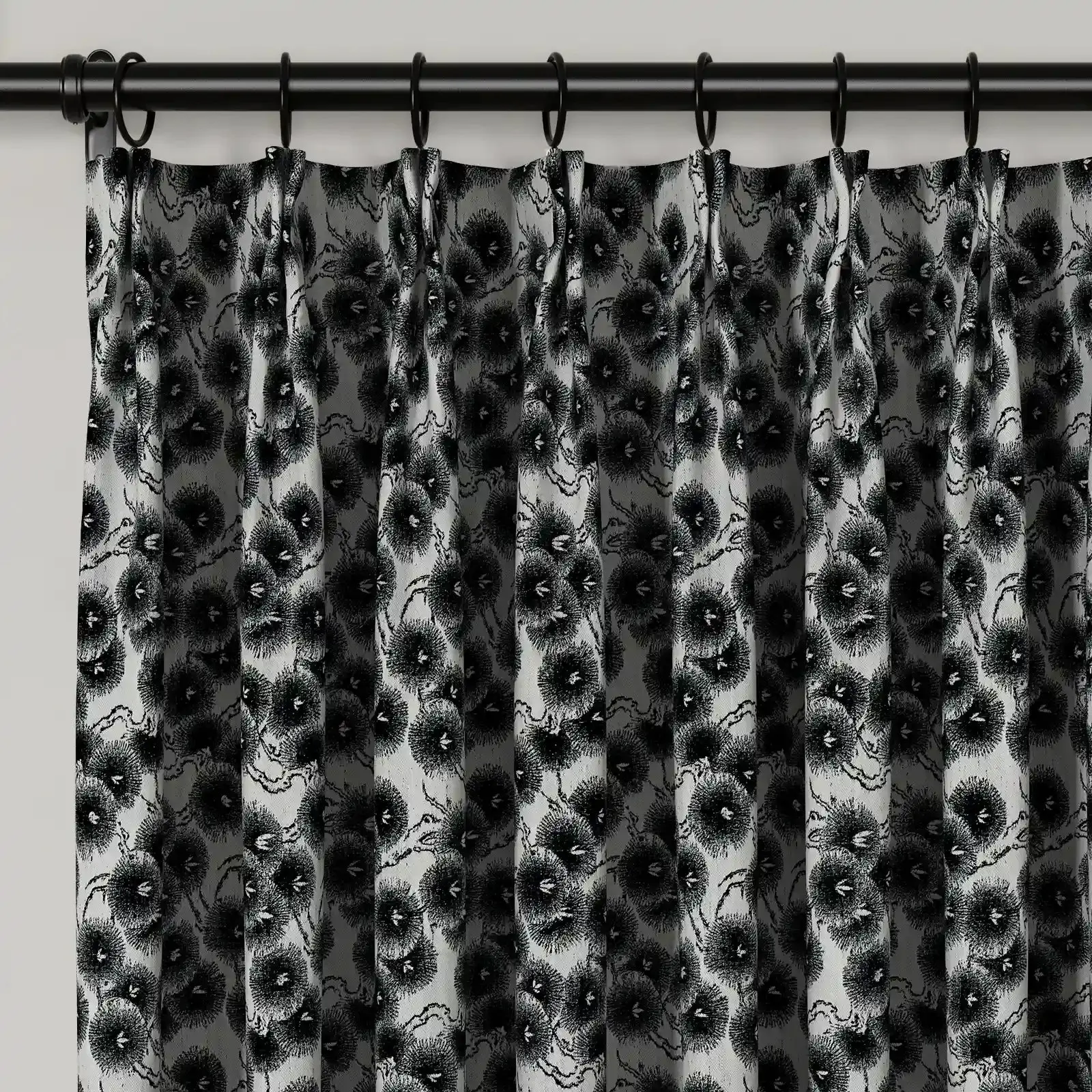 Lydia Daisy Jacquard Curtain Pleated - Serie H - Image 7