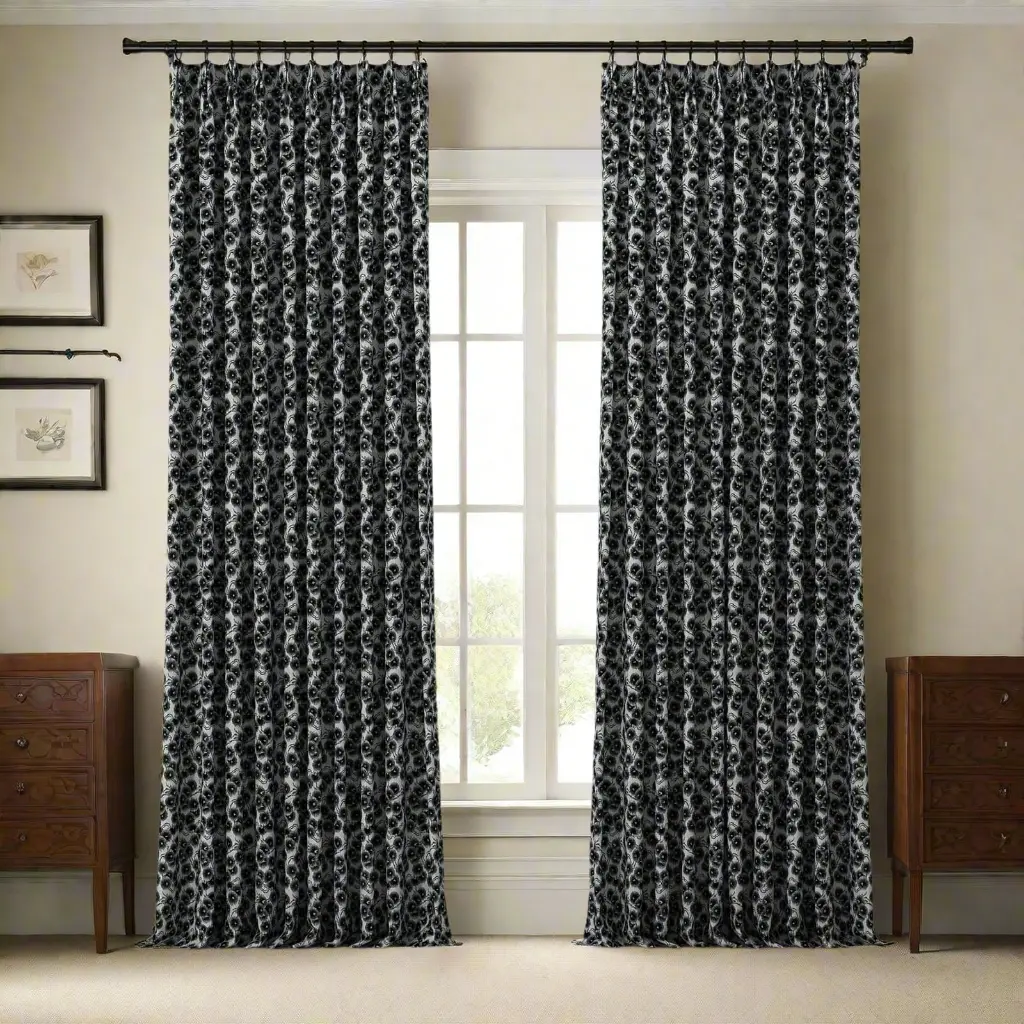 Lydia Daisy Jacquard Curtain Pleated - Serie H - Image 8