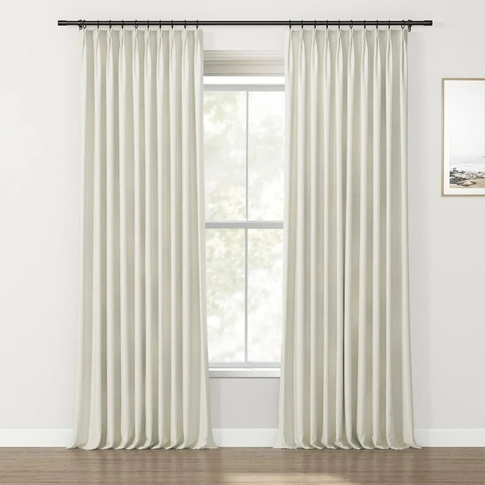 Lydia Solid Jacquard Curtain Pleated - Serie E - Image 26