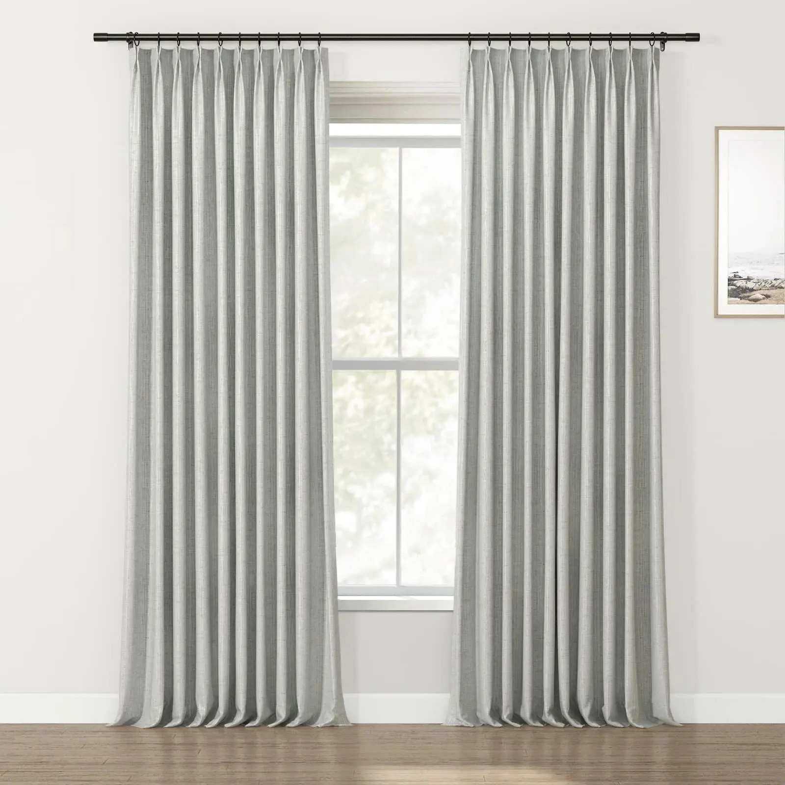 Lydia Solid Jacquard Curtain Pleated - Serie E - Image 30