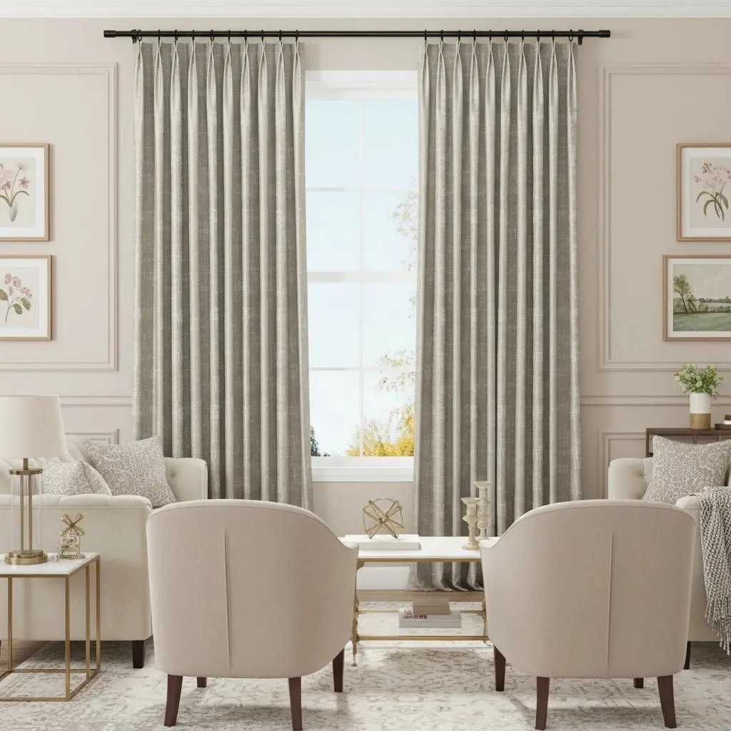 Lydia Fence Jacquard Curtain Pleated - Serie K - Image 8