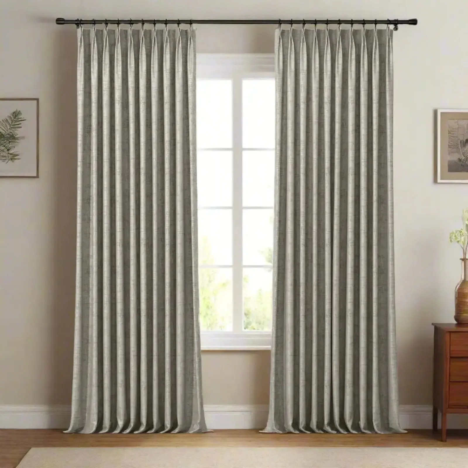 Lydia Fence Jacquard Curtain Pleated - Serie K - Image 9