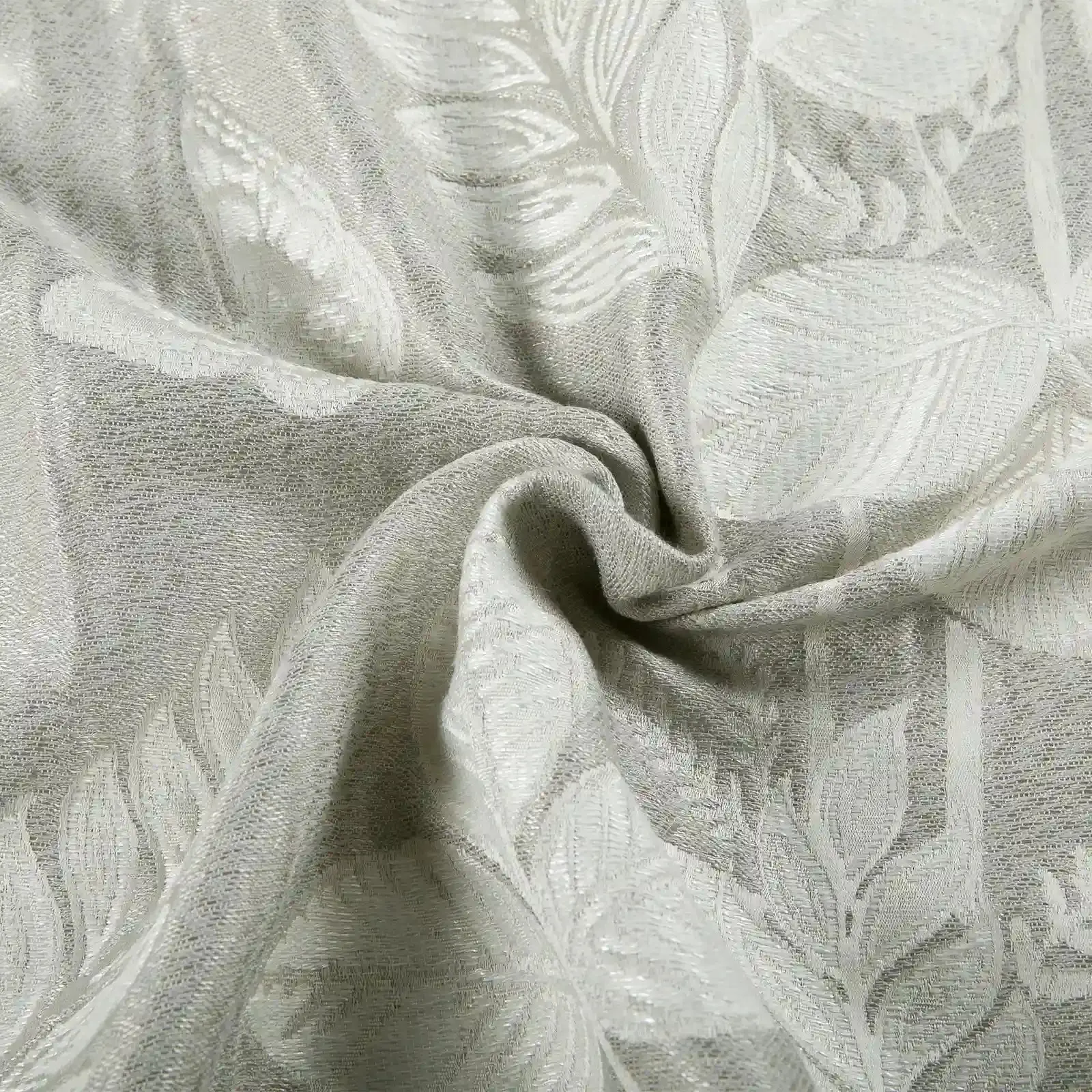 Lydia Foliage Jacquard Curtain Pleated - Serie H - Image 11